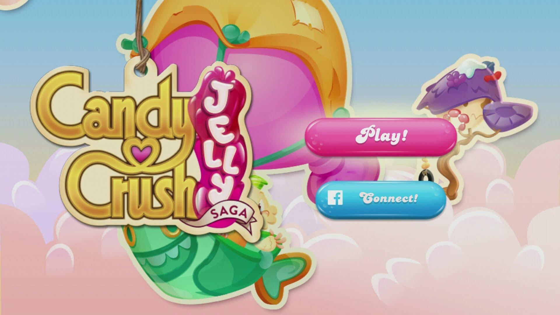 Candy Crush Saga Jelly Version Main Menu Background