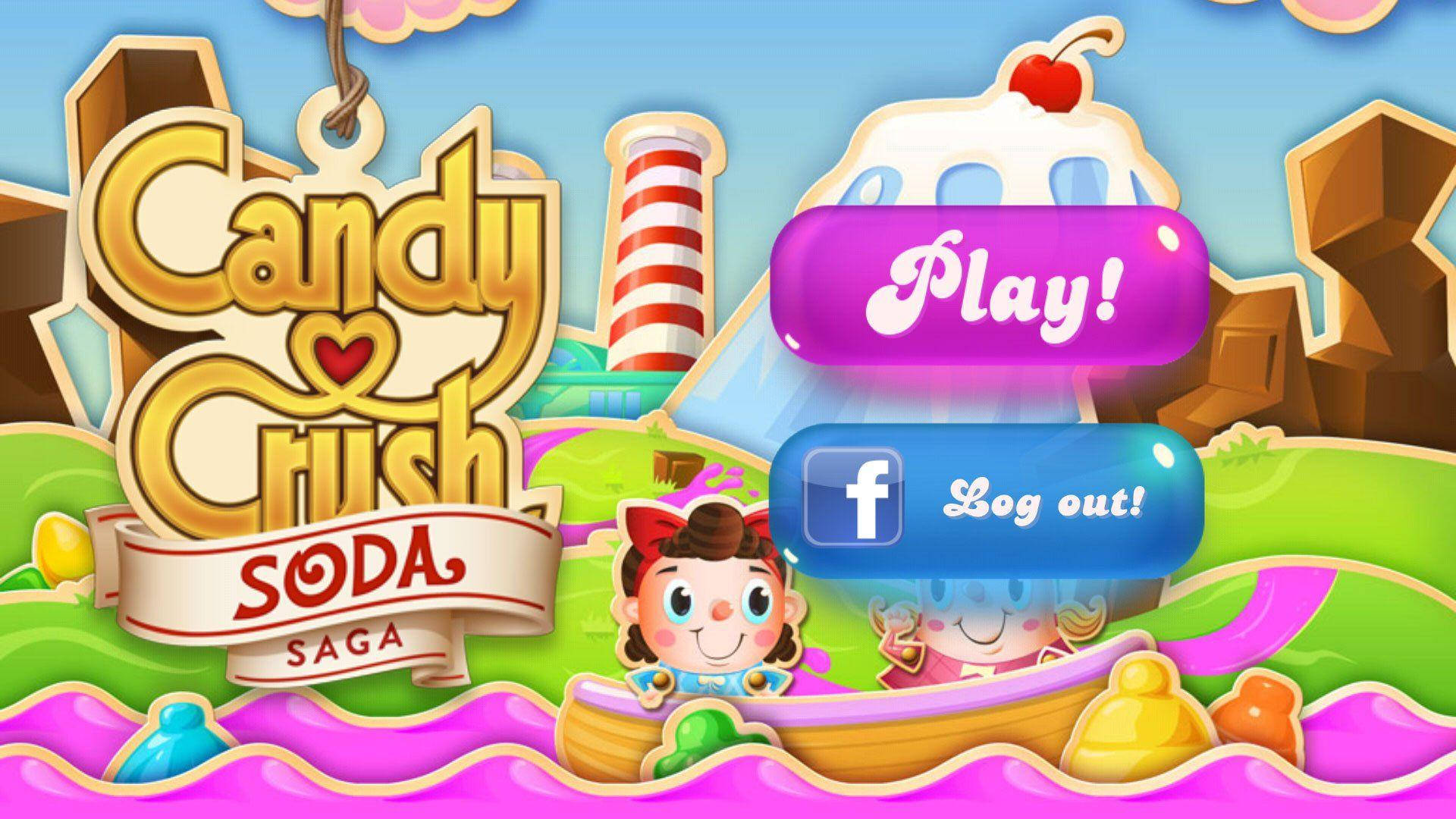 Candy Crush Saga Match The Soda Version Background