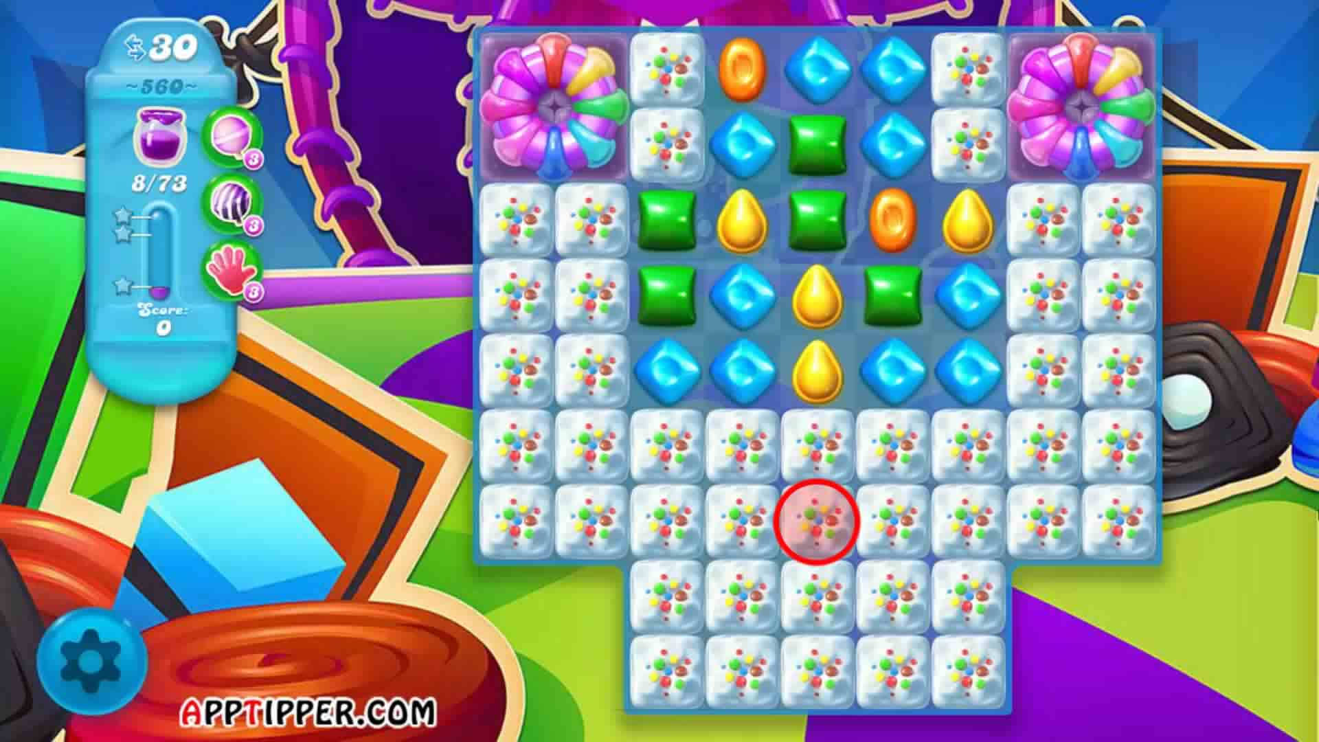 Candy Crush Saga Soda Version Game Background