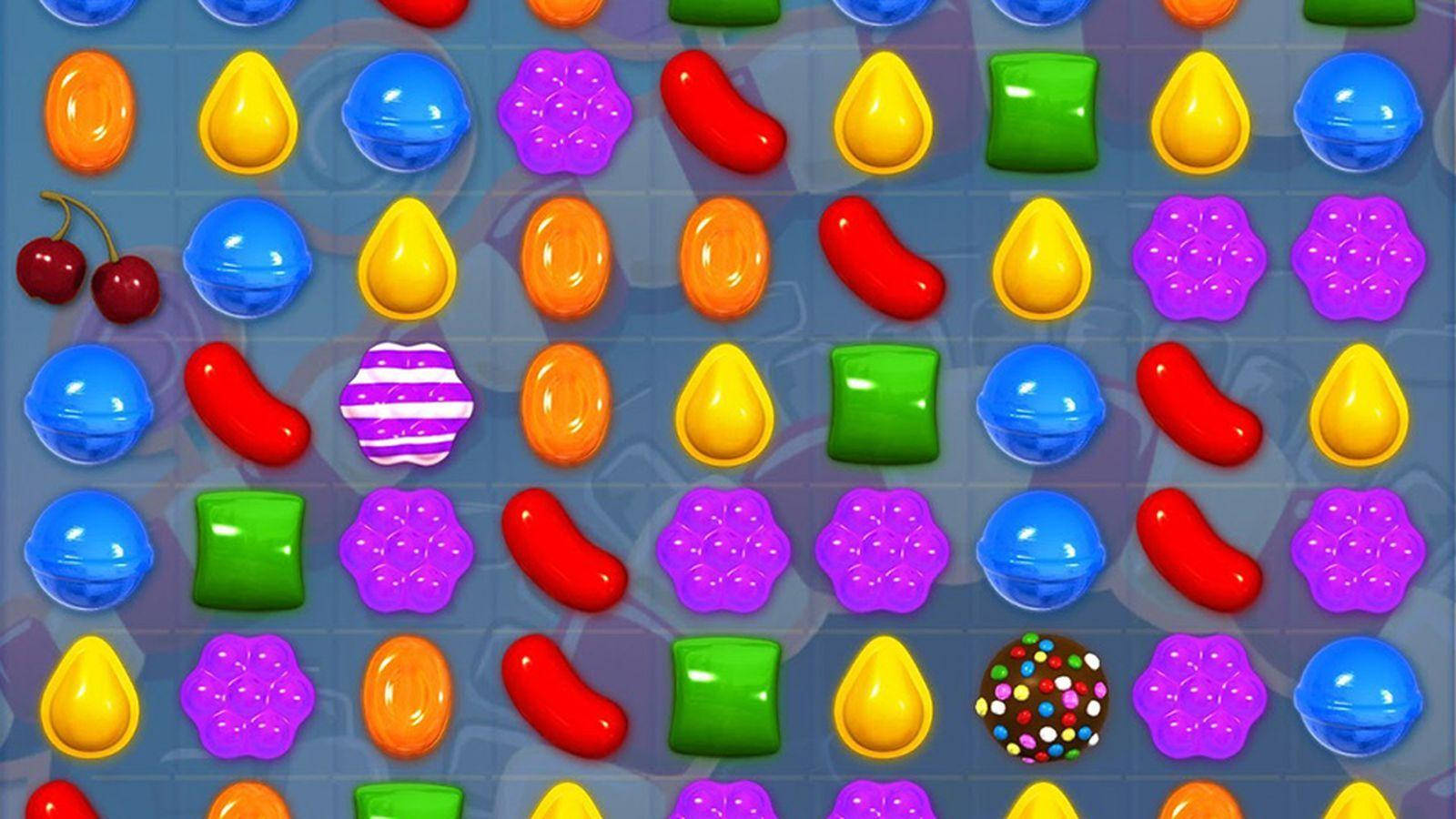 Candy Tiles From The Candy Crush Saga Background