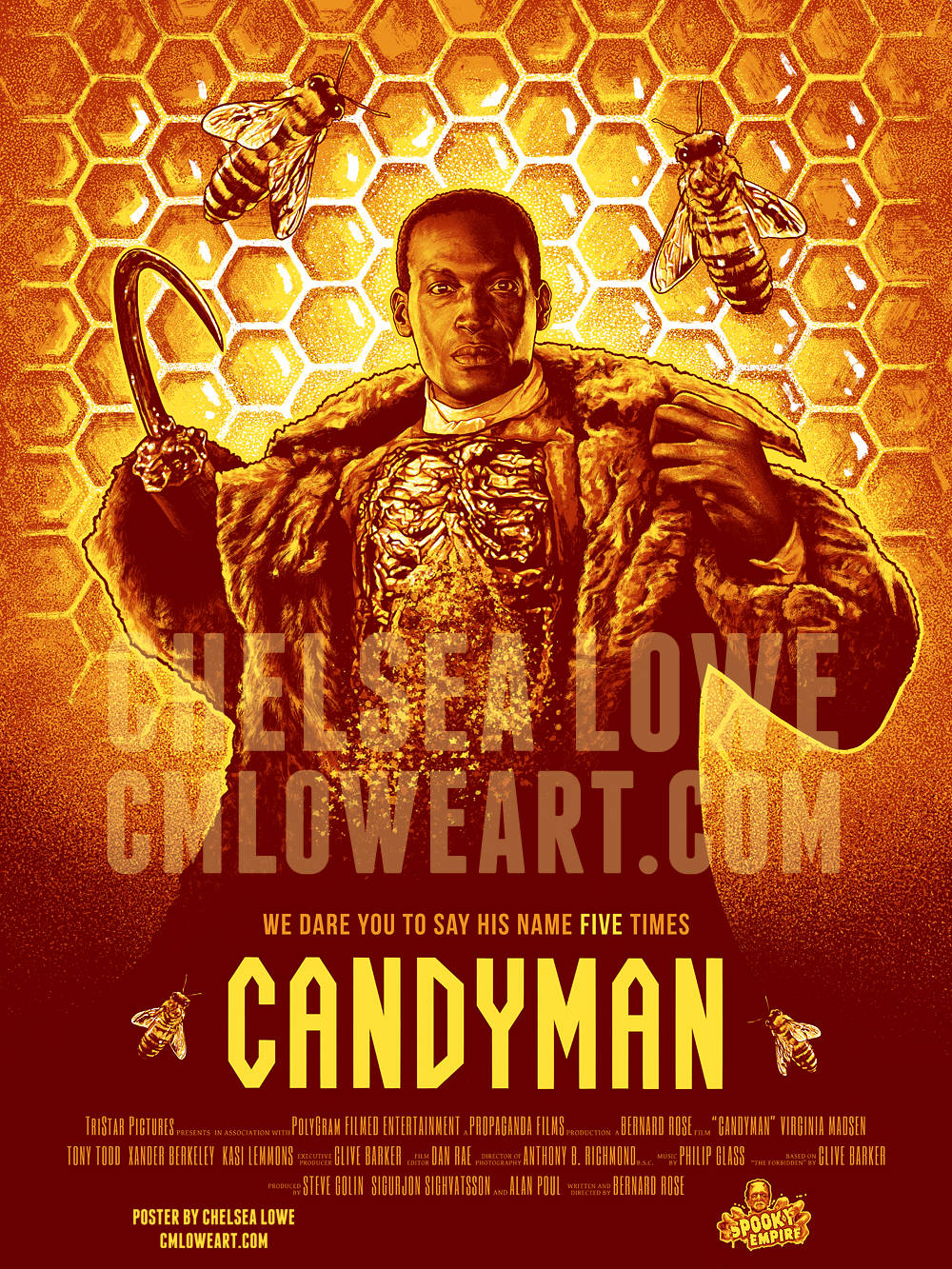 Candyman Honeycomb Poster Art Background