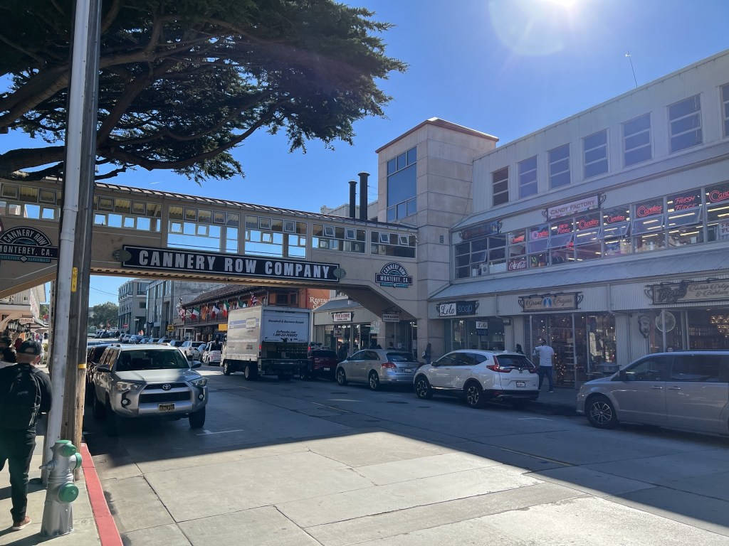 Cannery Row On A Sunny Day Background