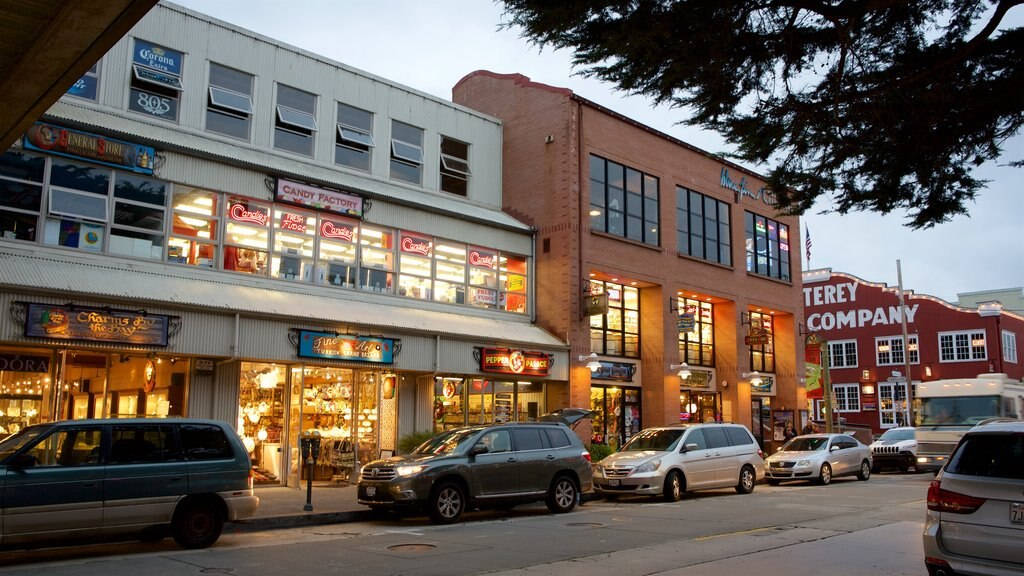 Cannery Row Street With Cars Background