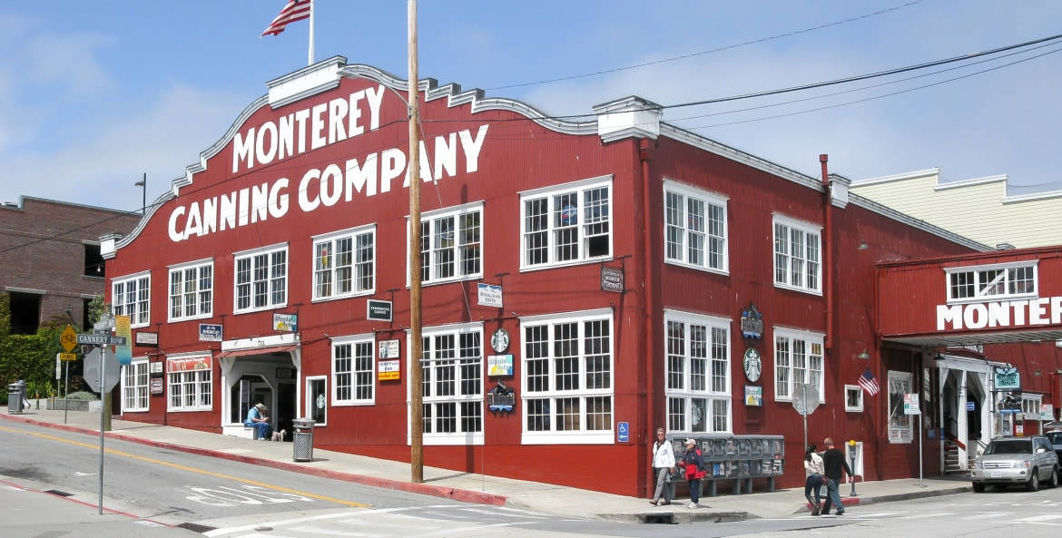 Canning Building In Cannery Row Background