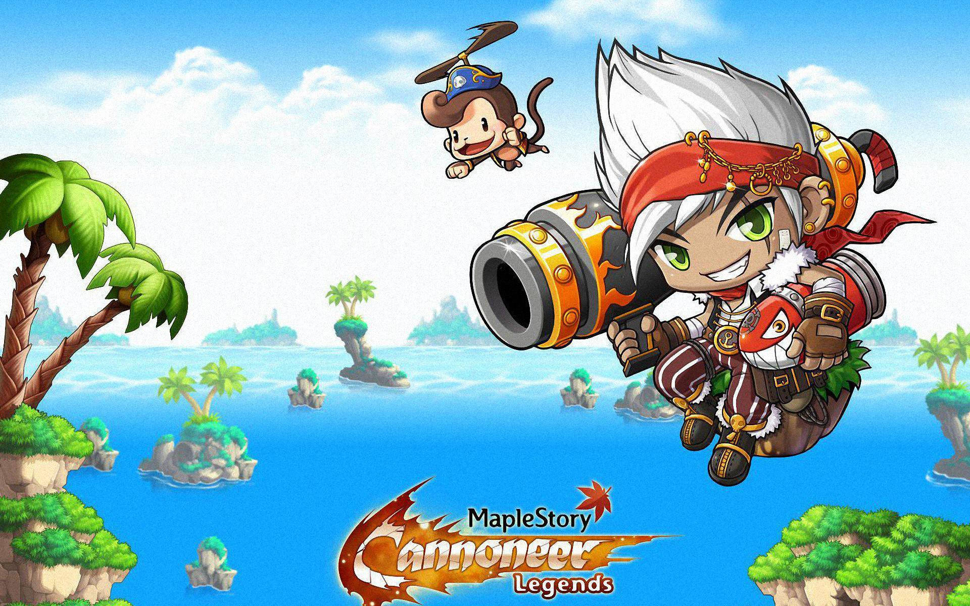 Cannon Specialist In Maplestory Background