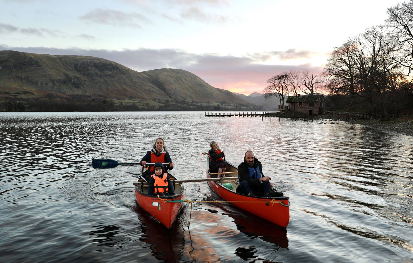 Canoeing With Family