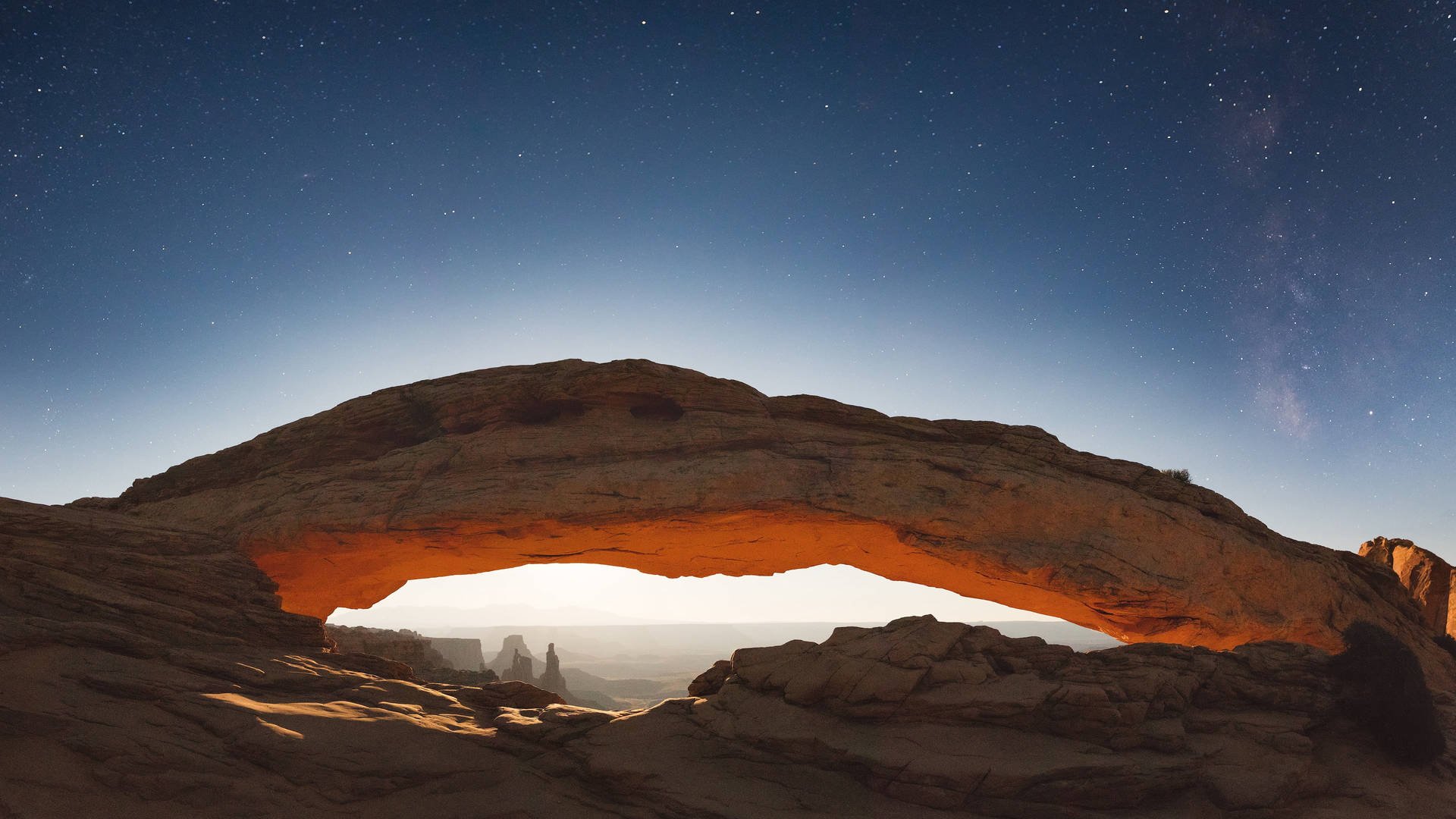 Canyonlands National Park Starry Sky Background