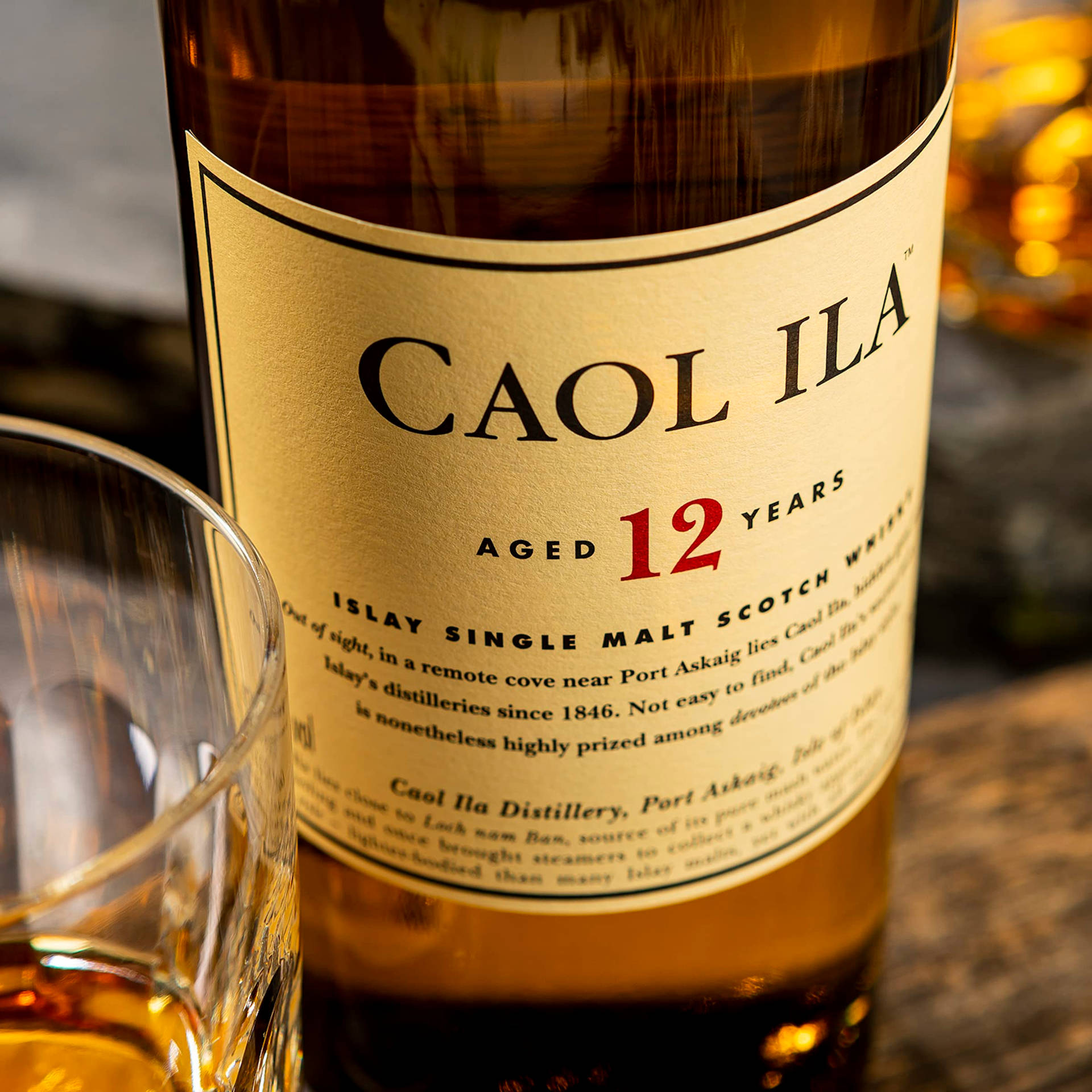 Caol Ila Islay Single Malt Scotch Background