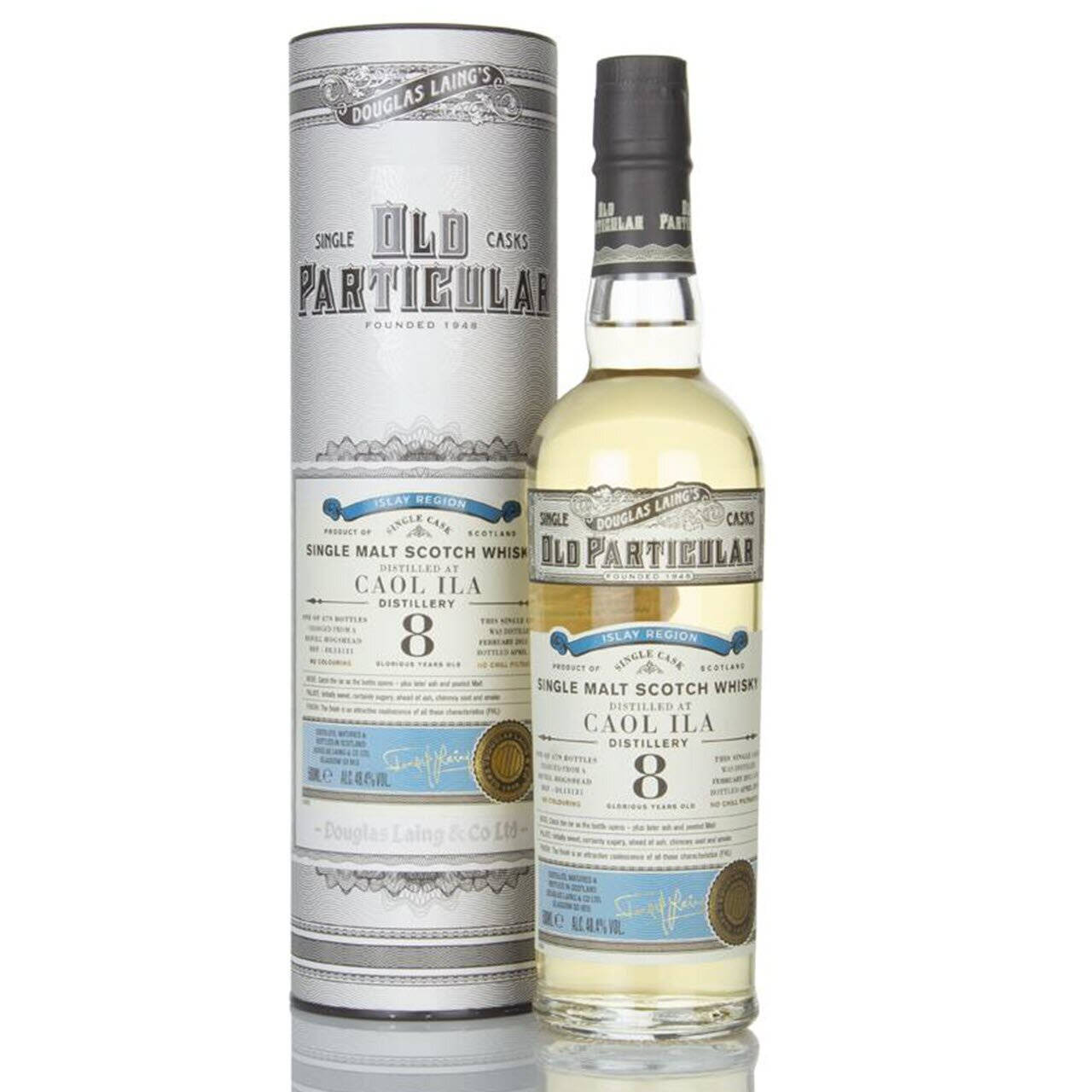 Caol Ila Old Particular Scottish Brand Background