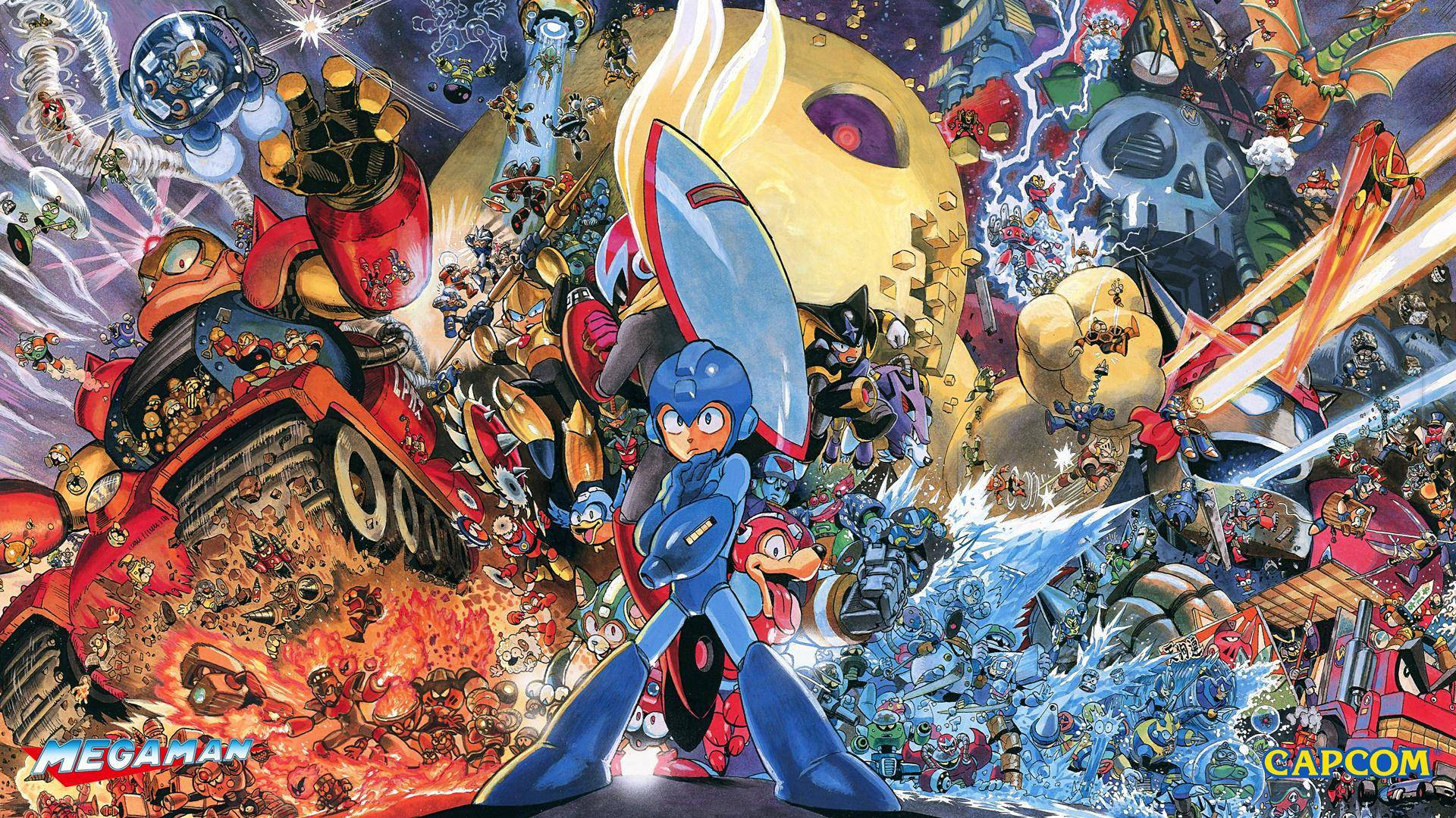 Capcom Mega Man Proto Man Background