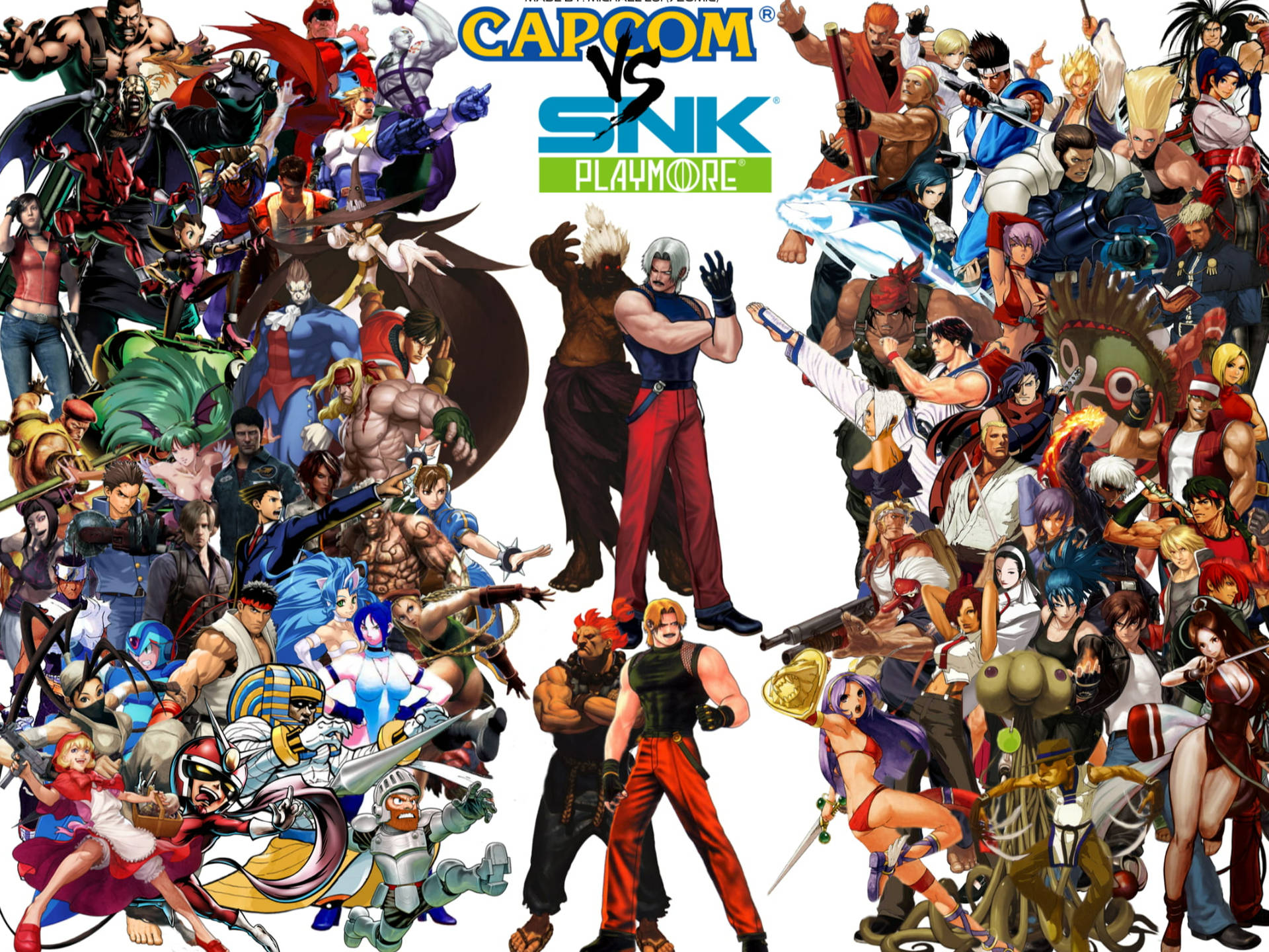 Capcom Vs Snk Poster Background