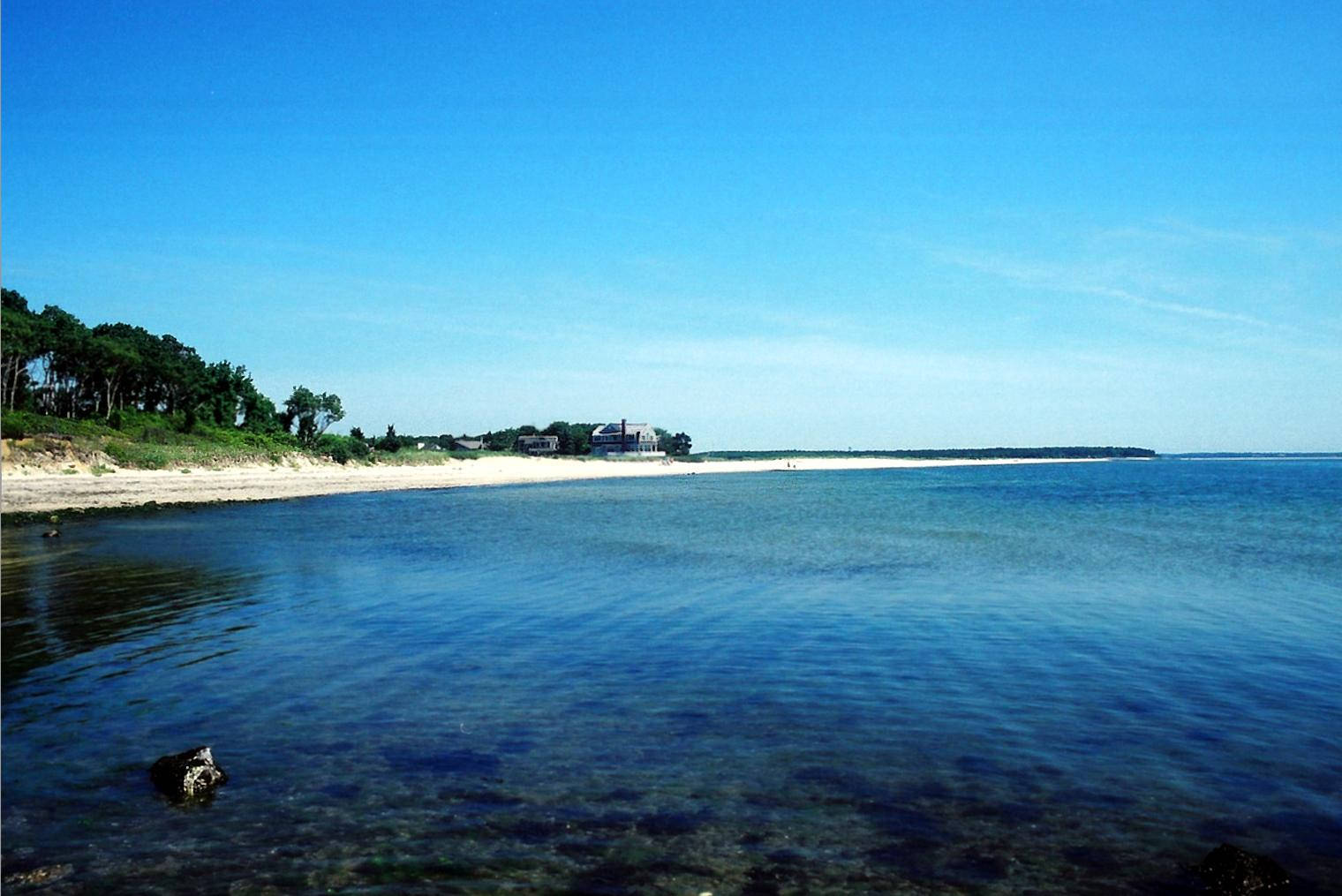 Cape Cod Clear Blue Sea Background