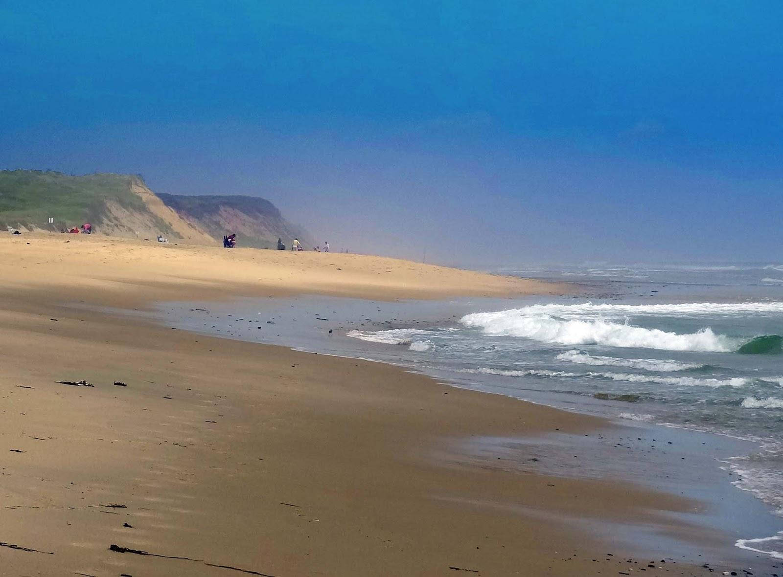 Cape Cod Magnificent Crashing Waves Background