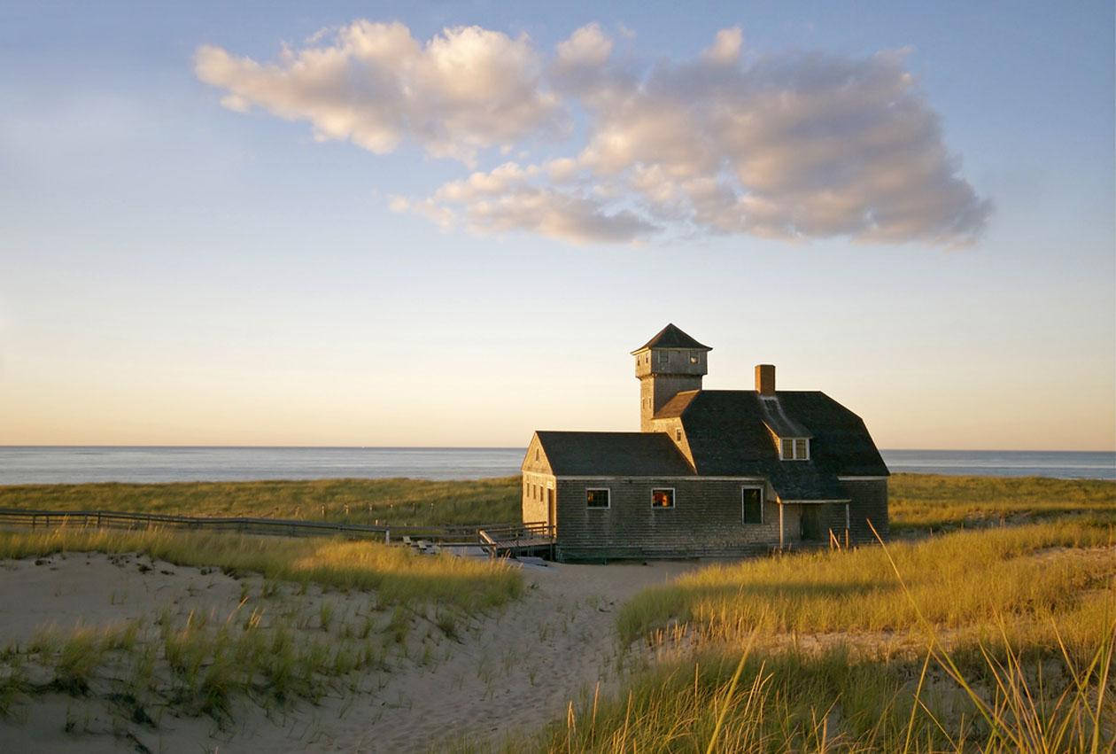 Cape Cod Nature Scene At The Museum Background