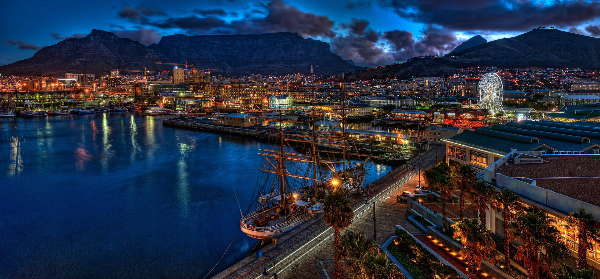 Cape Town South Africa Harbour Background