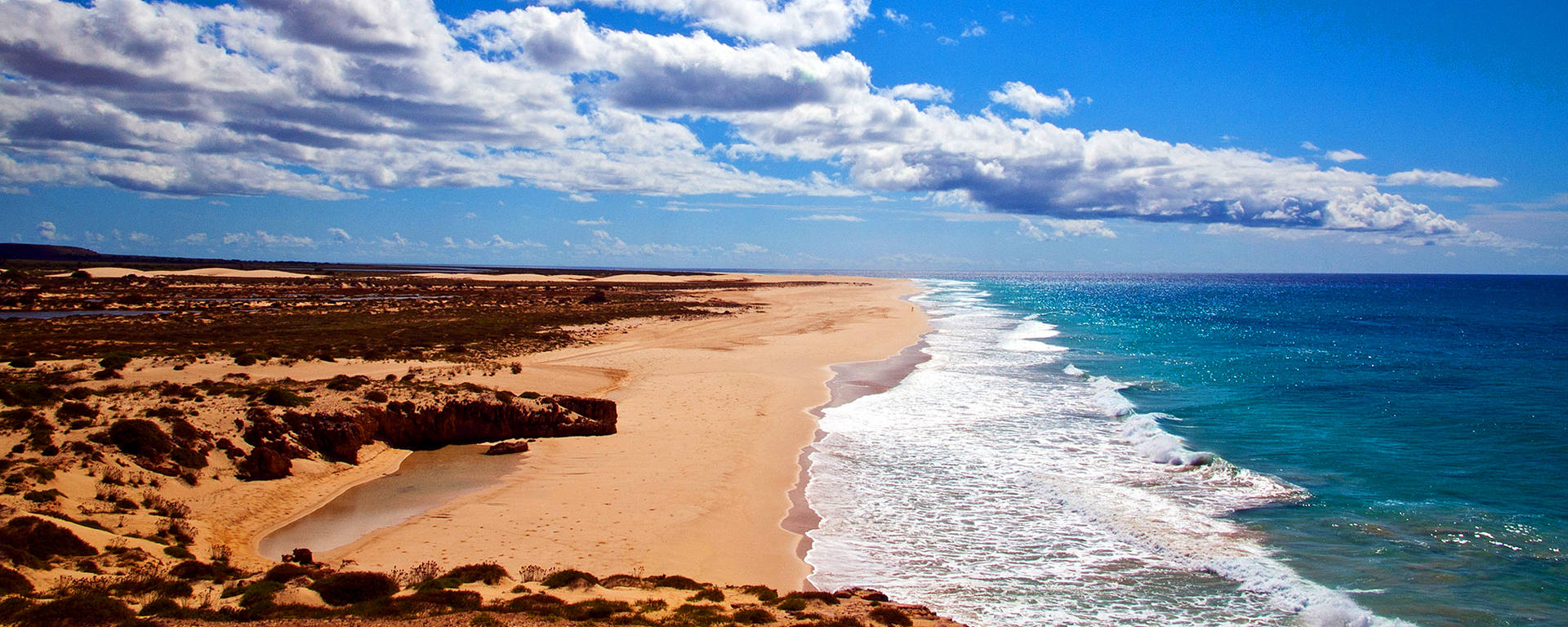 Cape Verde Beach During Daytime Background