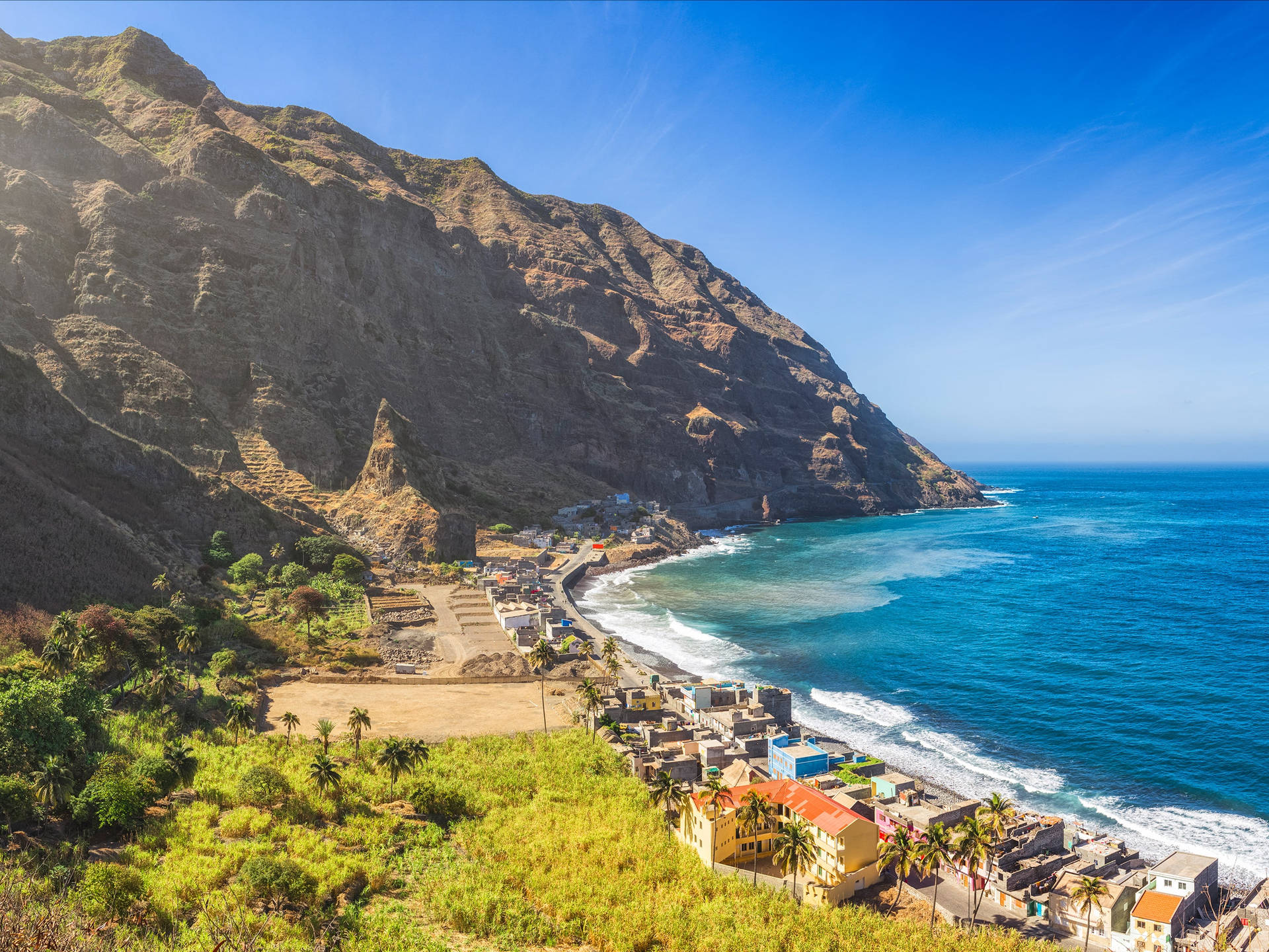 Cape Verde Beach Background