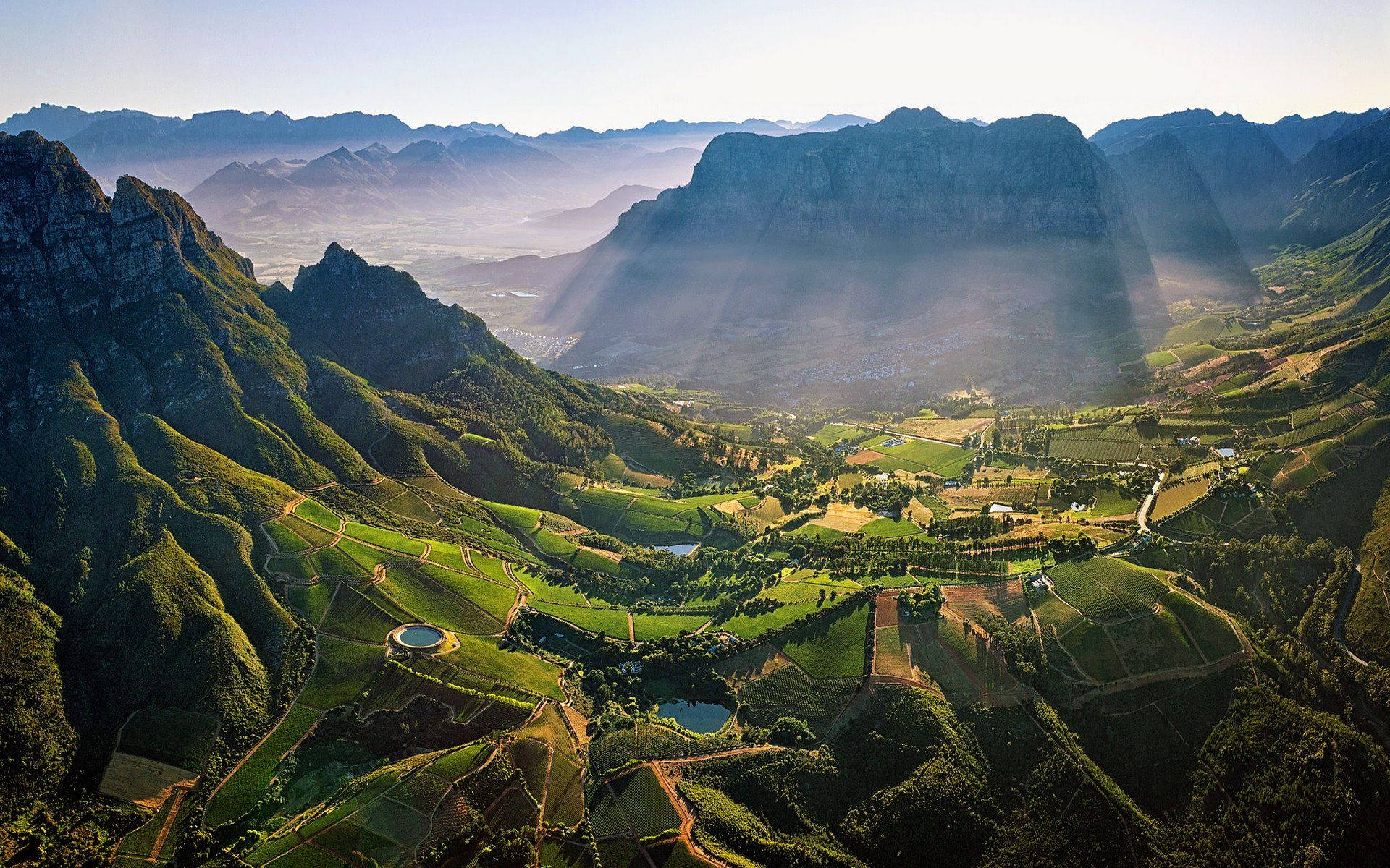 Cape Winelands In South Africa