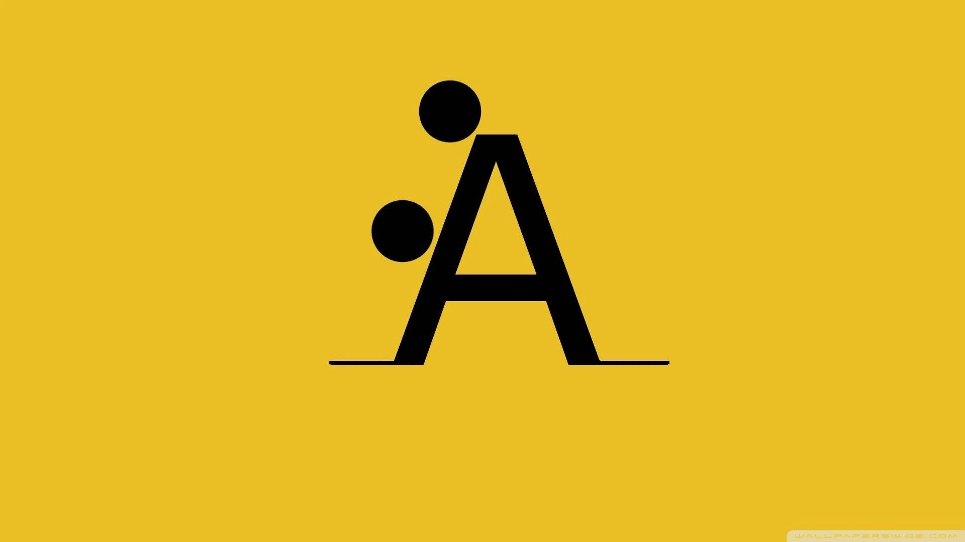 Capital Alphabet Letter A Style Logo