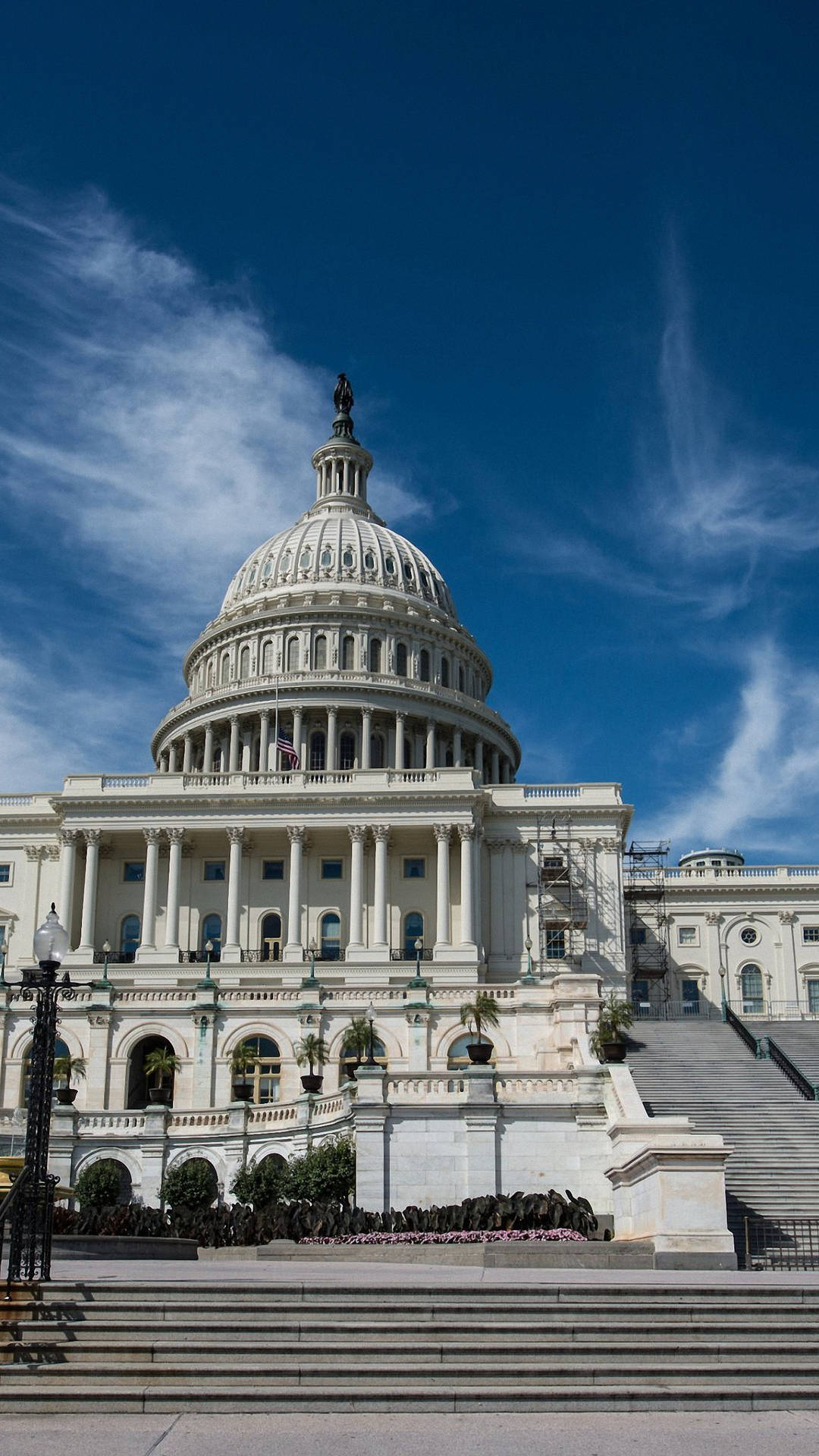 Capitol Hill Blue Sky Background