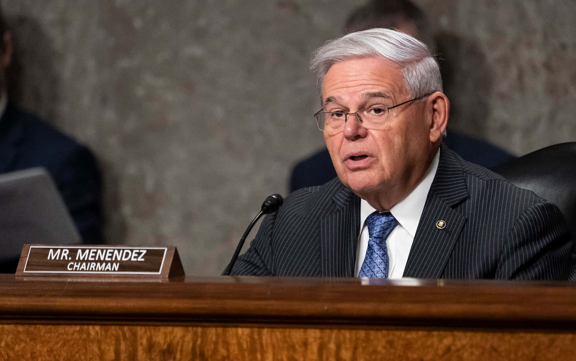 Capitol Hill Chairman Robert Menendez Background