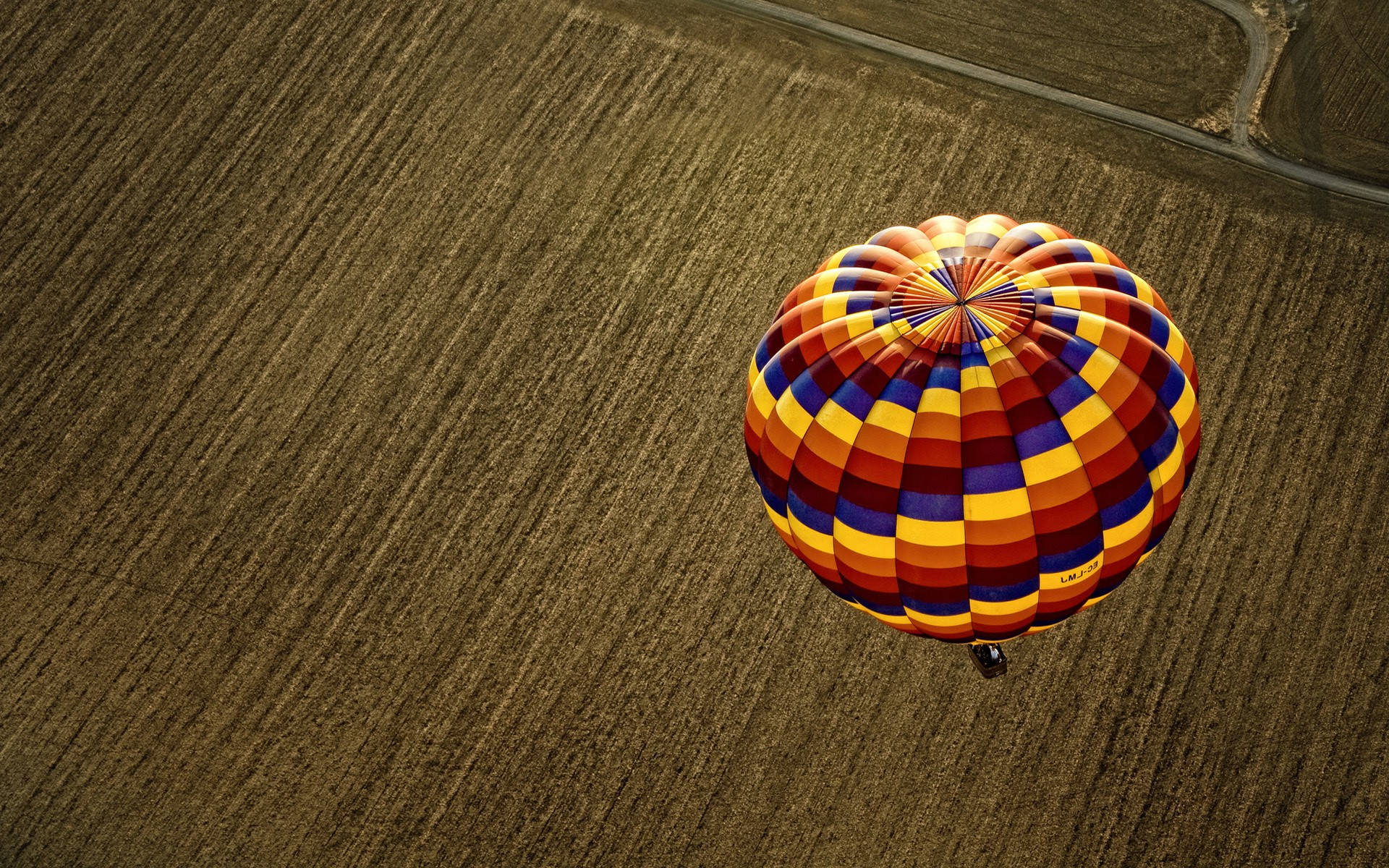 Cappadocia Balloon Rainbow Colors Background