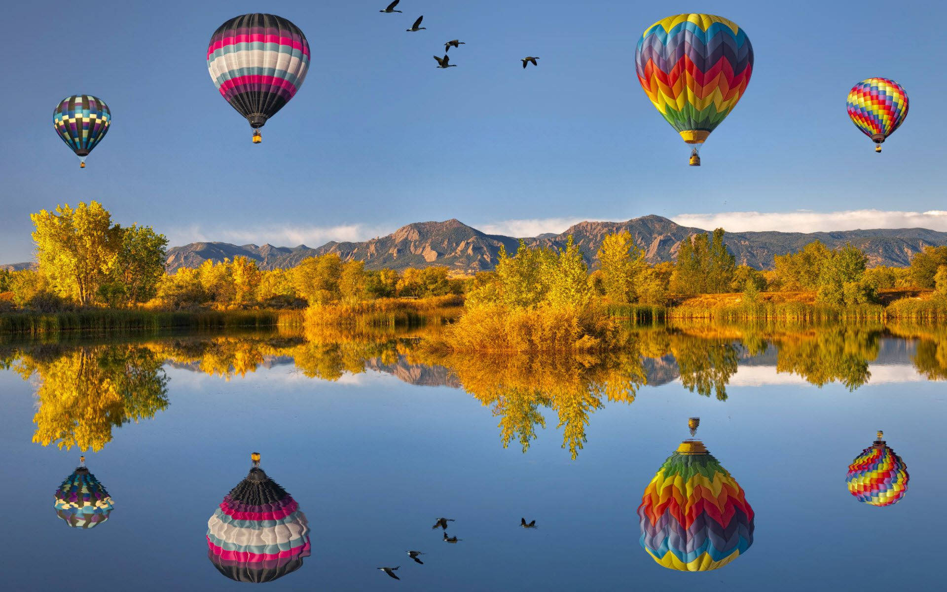 Cappadocia Reflected By Lake