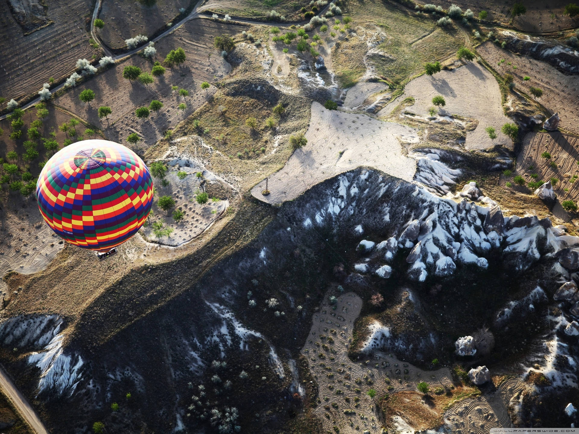 Cappadocia Some Snow Background