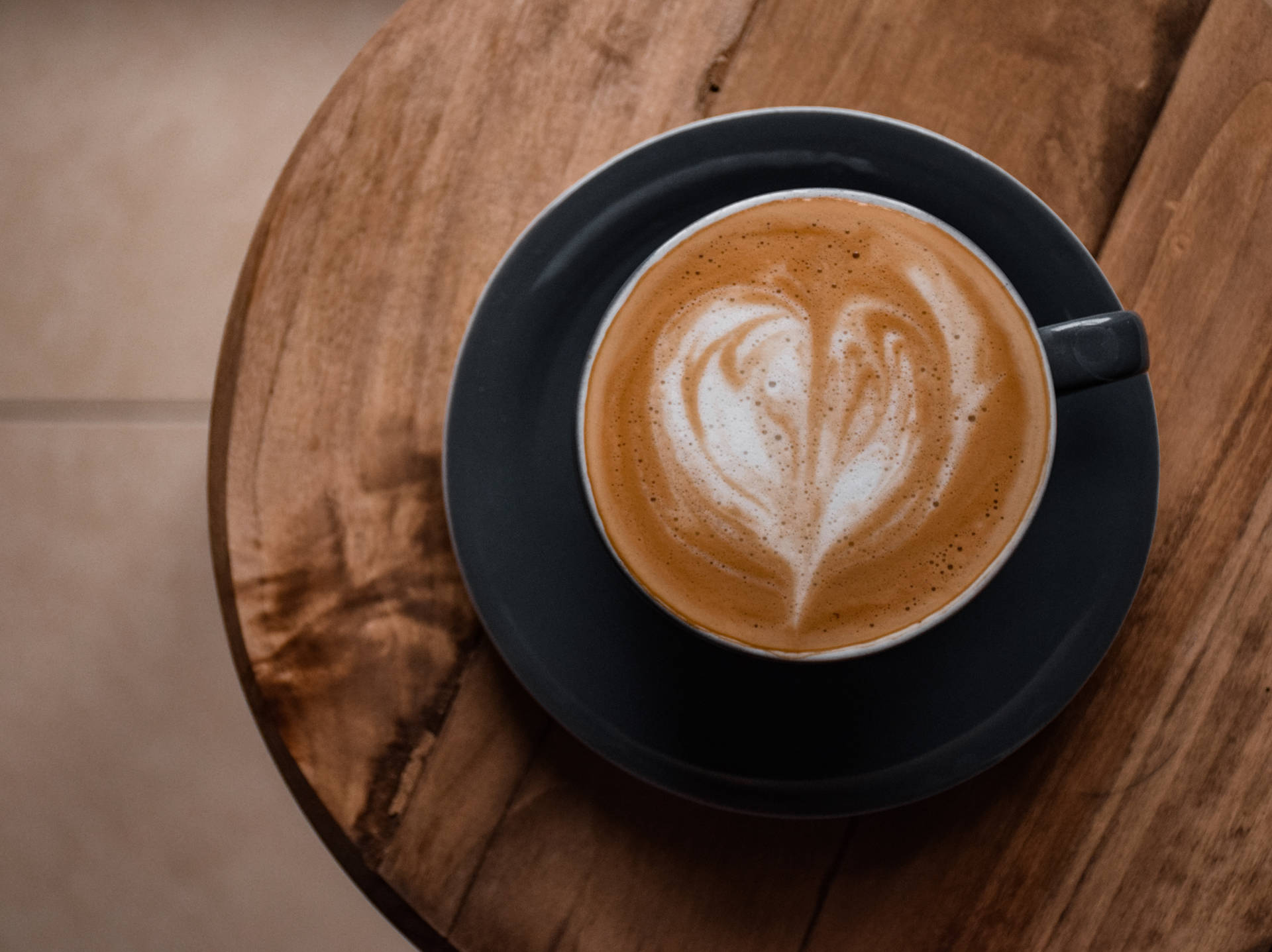 Cappuccino Latte Art Food Desktop Background