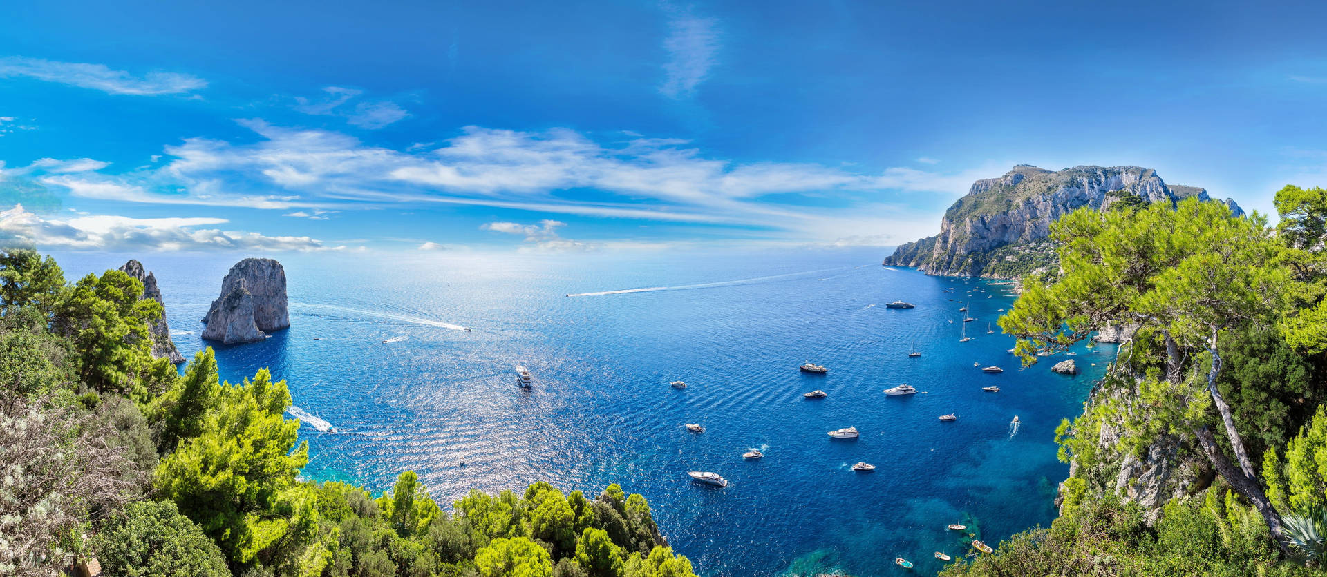 Capri Island Background