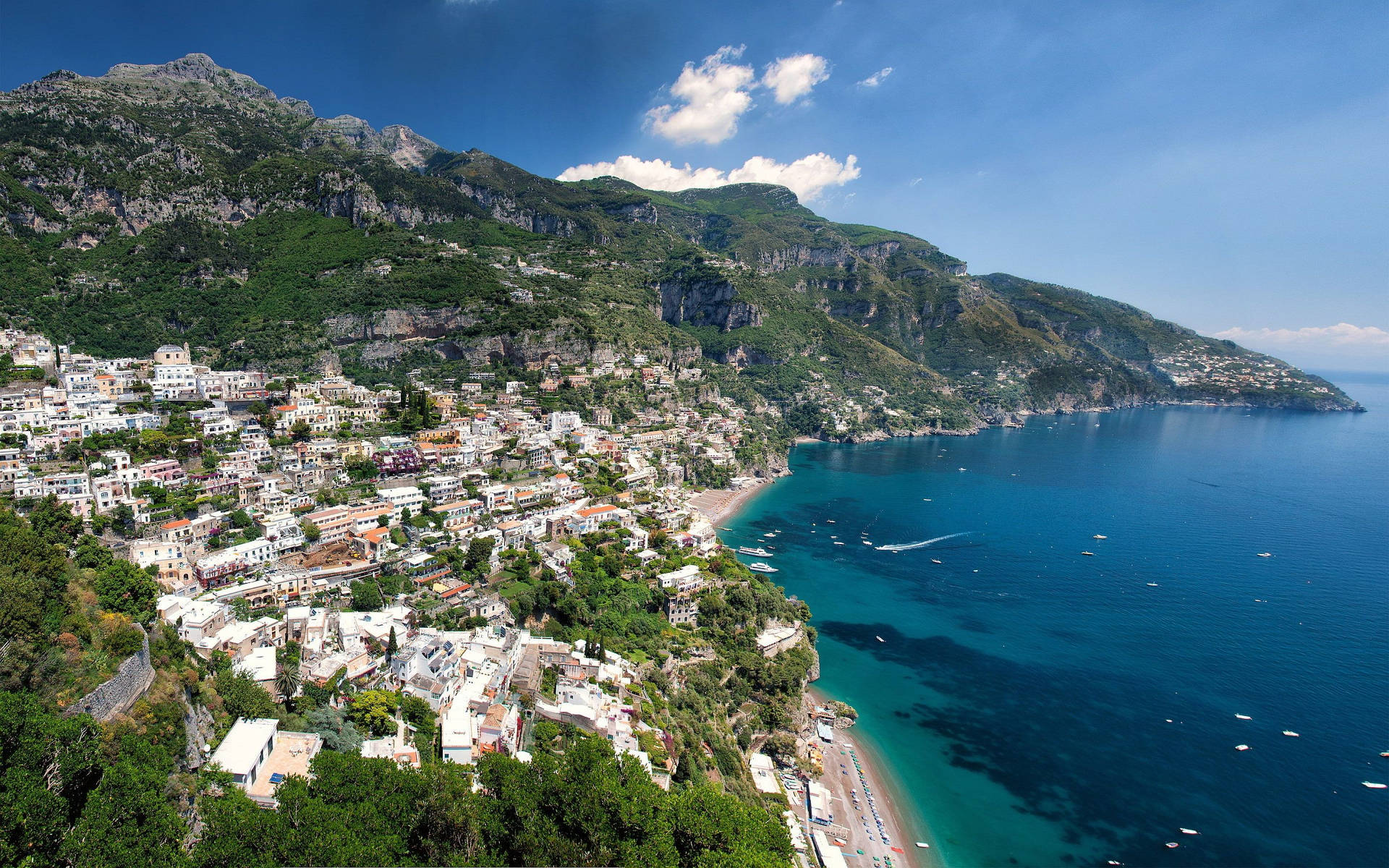 Capri Italy Coast Background