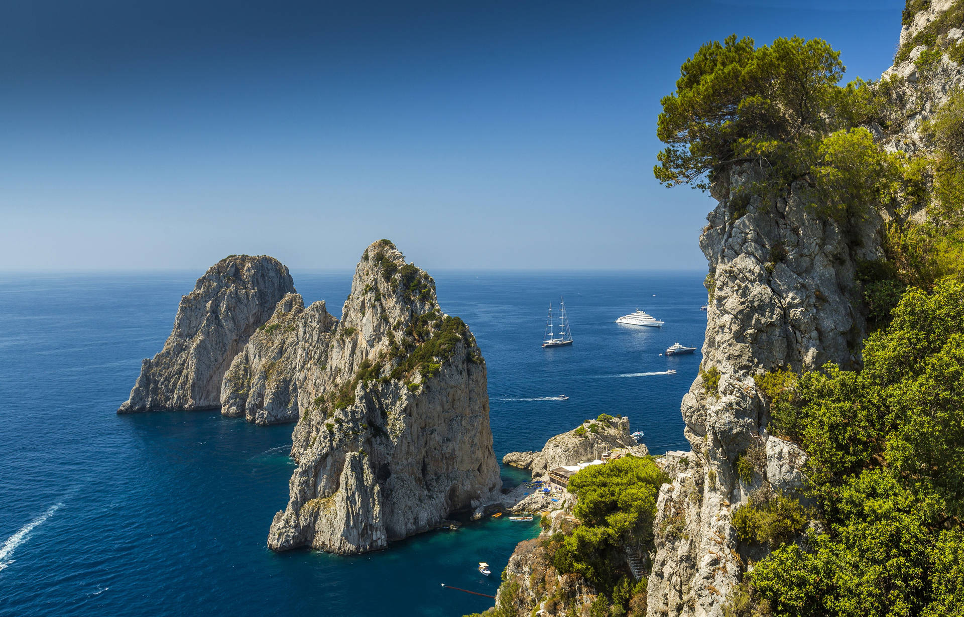 Capri Italy Natural Rock Formation