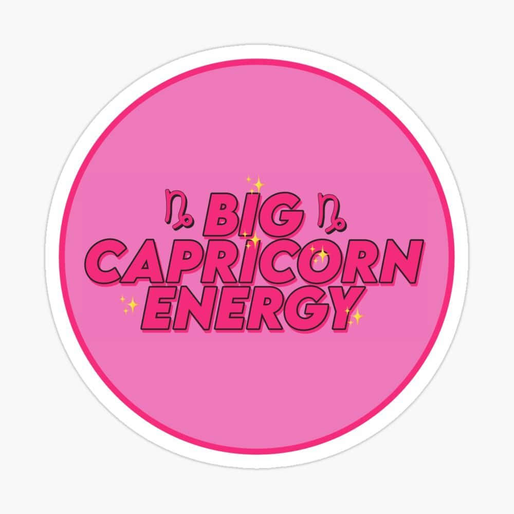 Capricorn Aesthetic Sticker Background