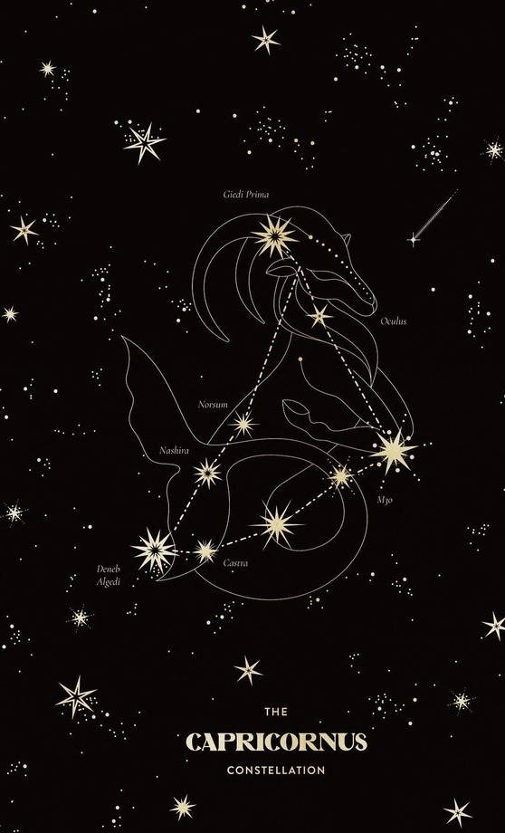 Capricorn Astrological Constellation Background