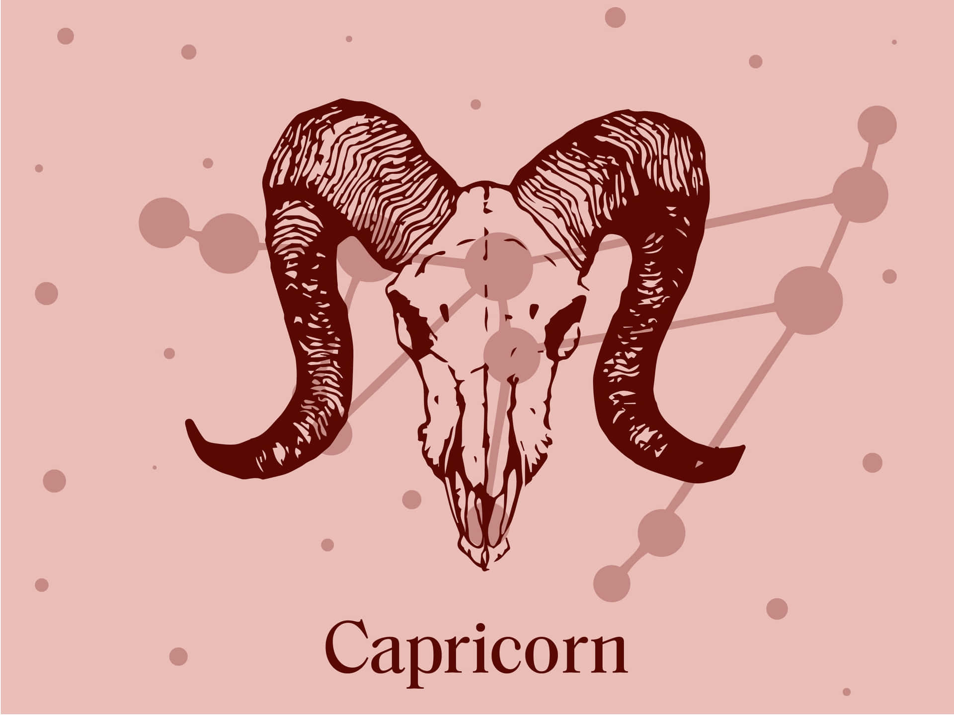 Capricorn Zodiac Sign Artwork Background