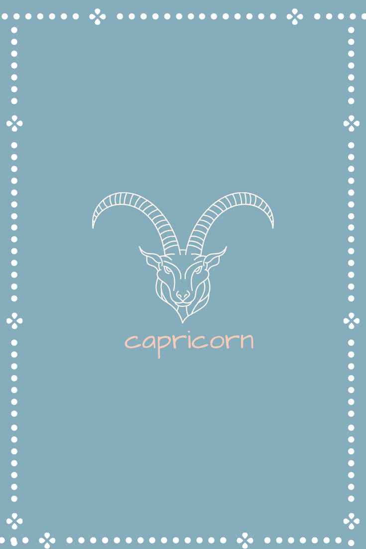 Capricorn Zodiac Sign Background
