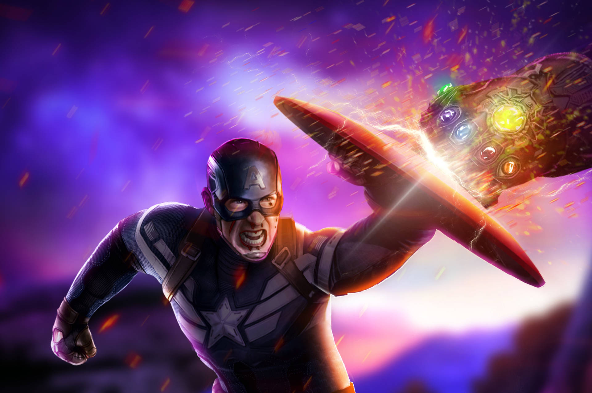 Captain America Avengers Endgame Background