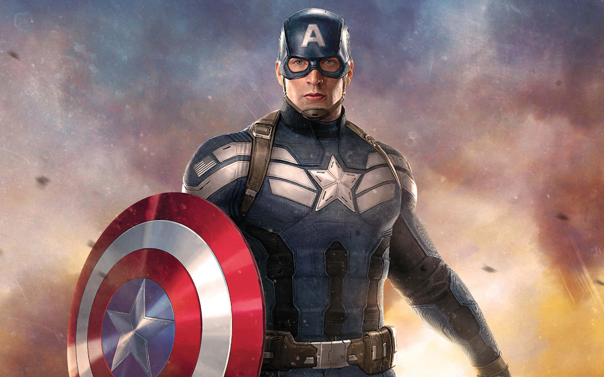 Captain America Confident Pose Movie