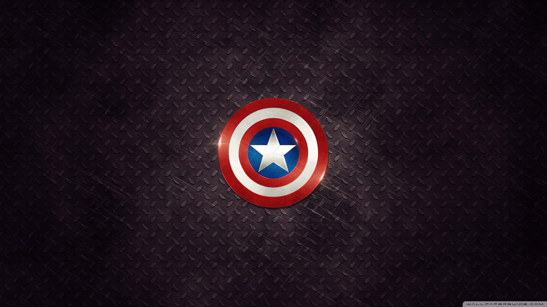 Captain America Desktop Shield Grunge Metal Background