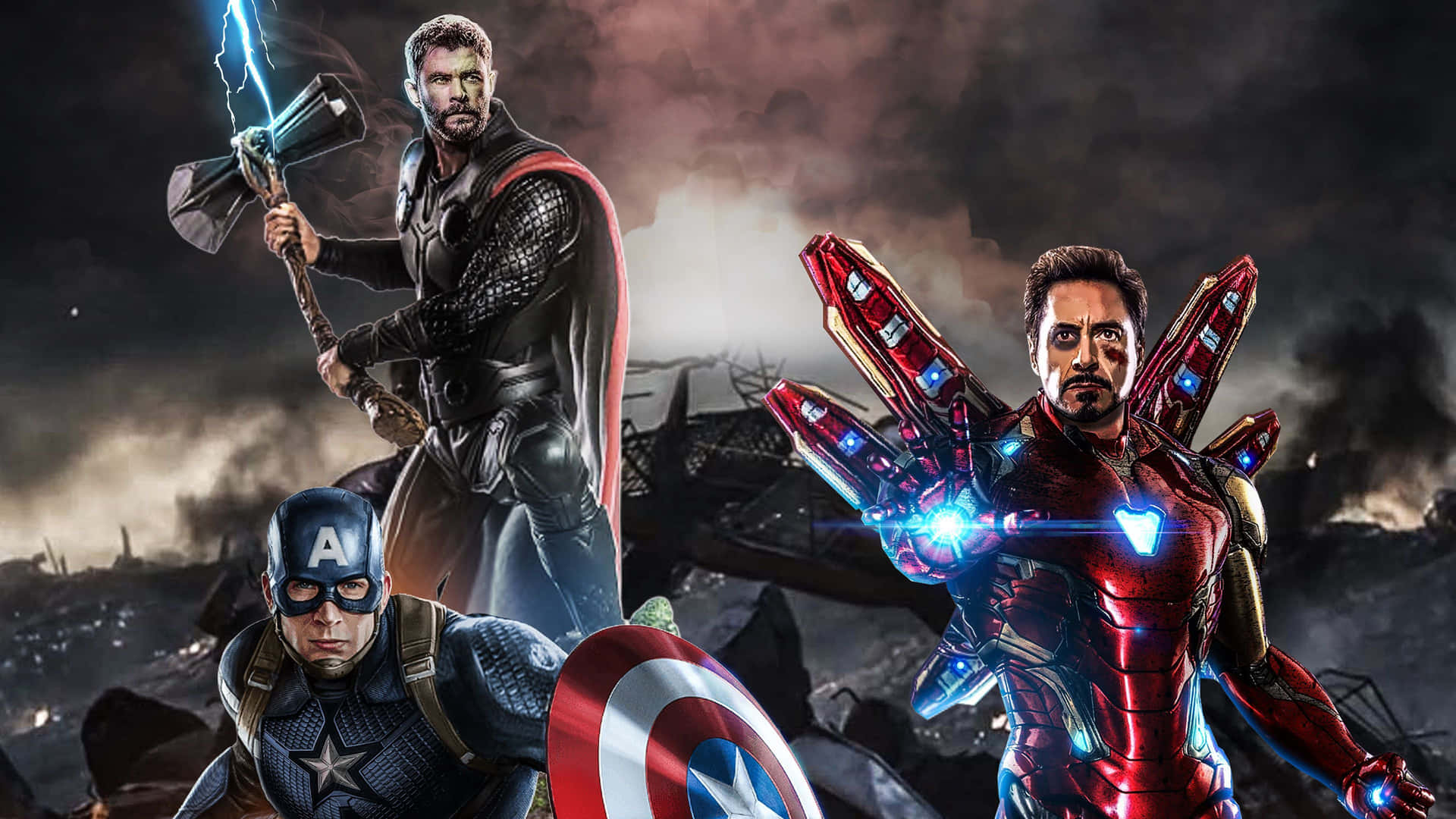 Captain America Dual Screen 3840 X 2160 Background
