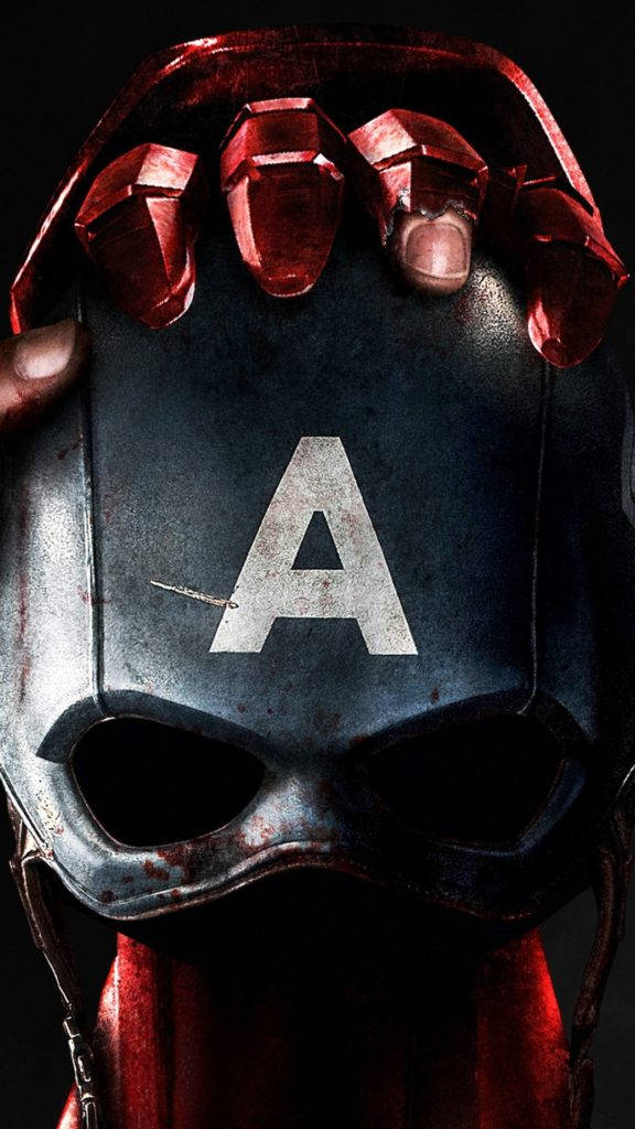 Captain America Helmet Iphone Live Background