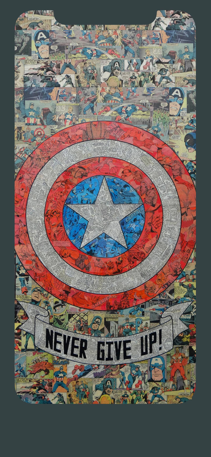 Captain America Iphone Comics Art Background