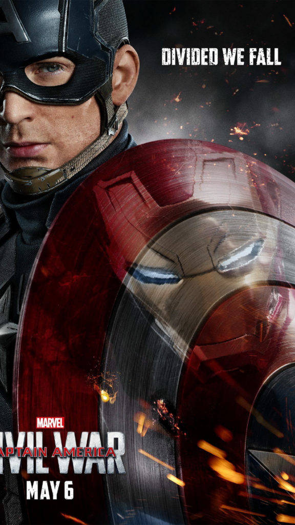 Captain America Iphone Reflection Background