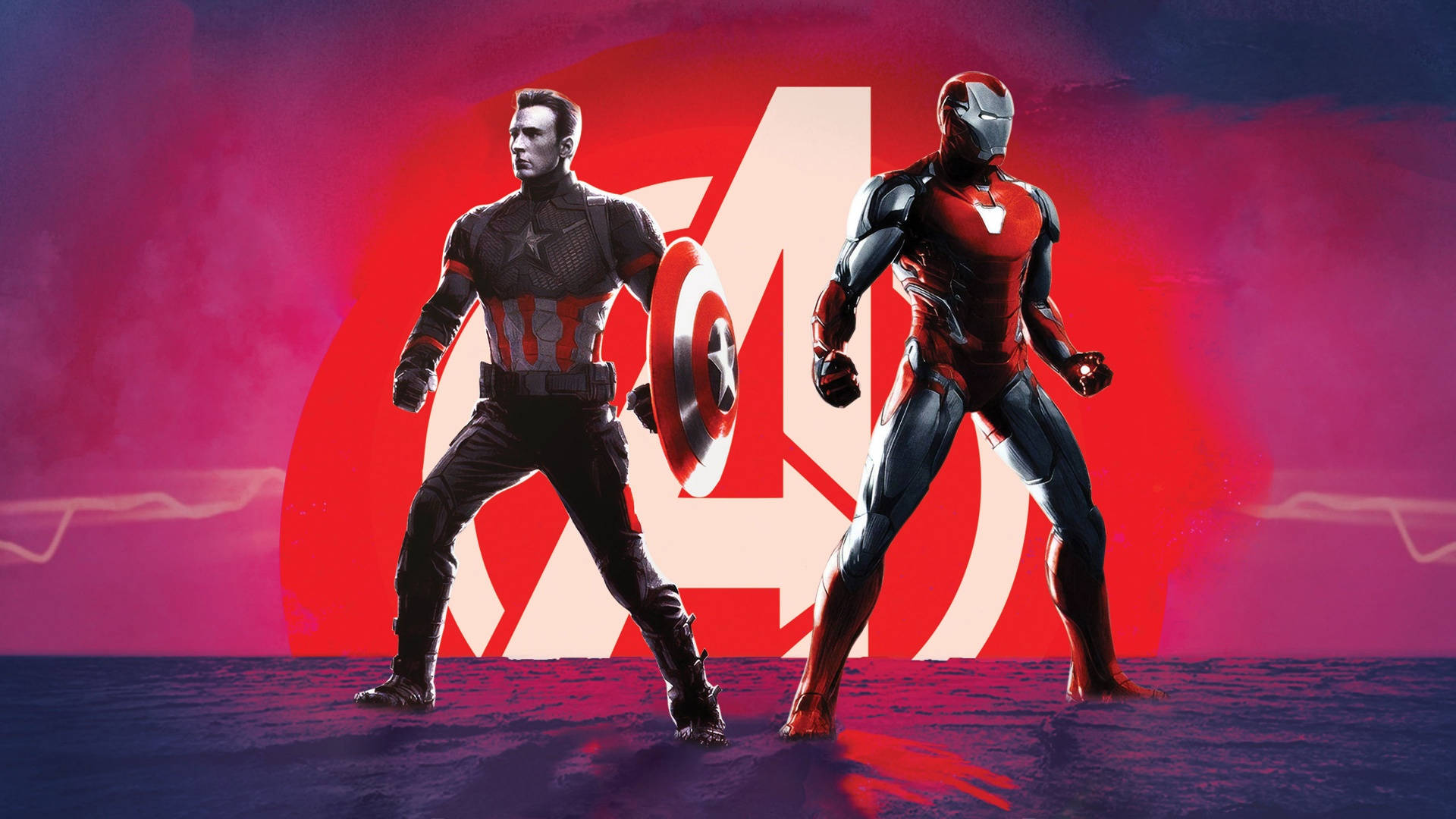Captain America Iron Man Full Hd Avengers