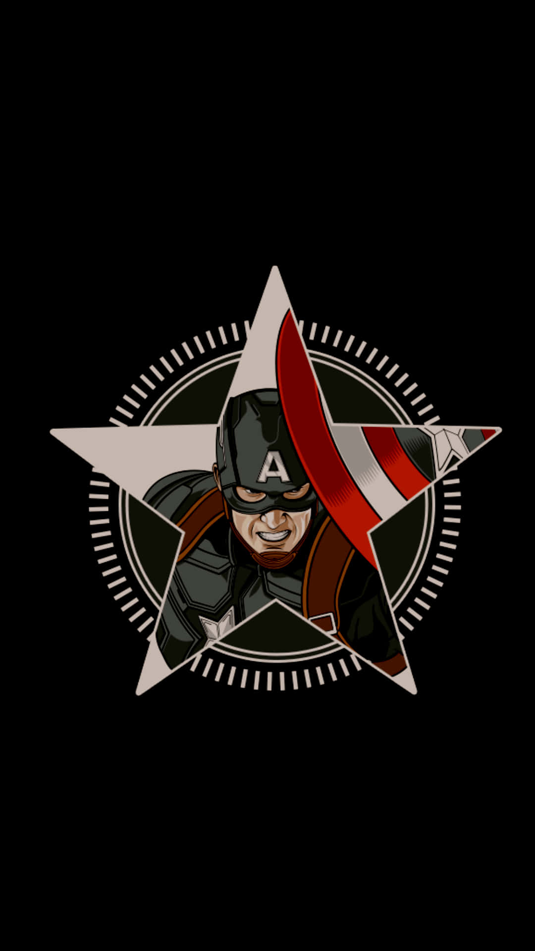 Captain America Logo Background