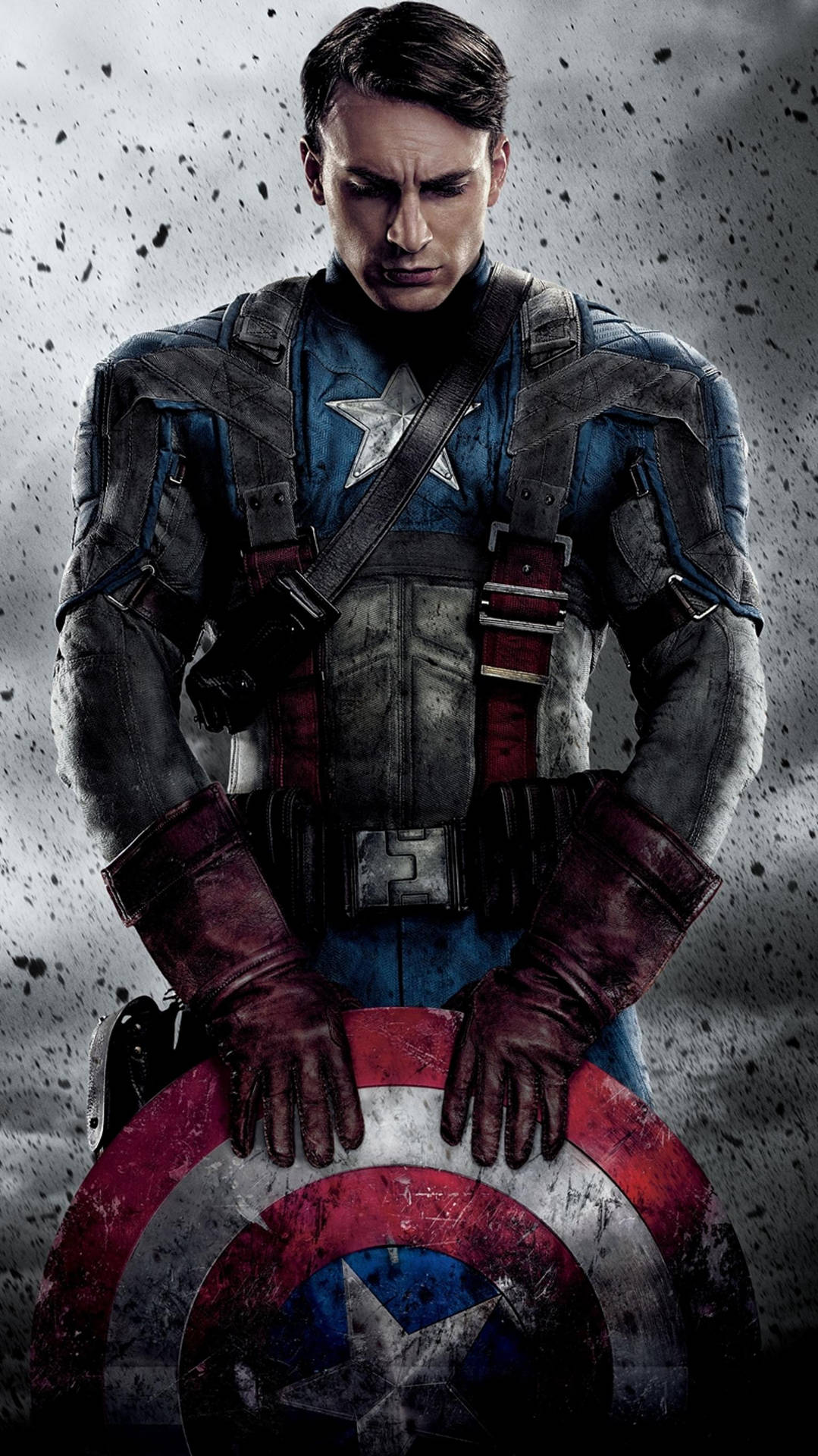 Captain America Mobile Flying Dirt Background