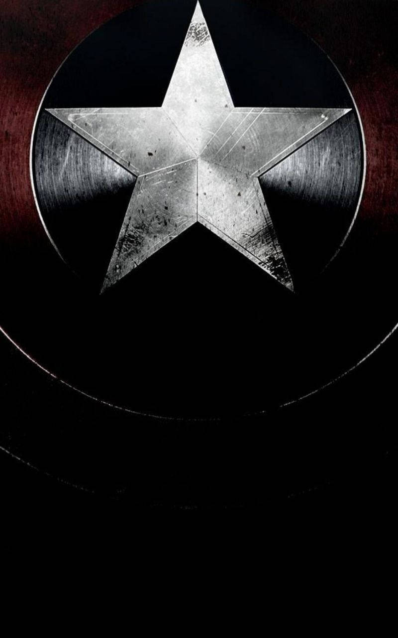 Captain America Mobile Rusty Star Background