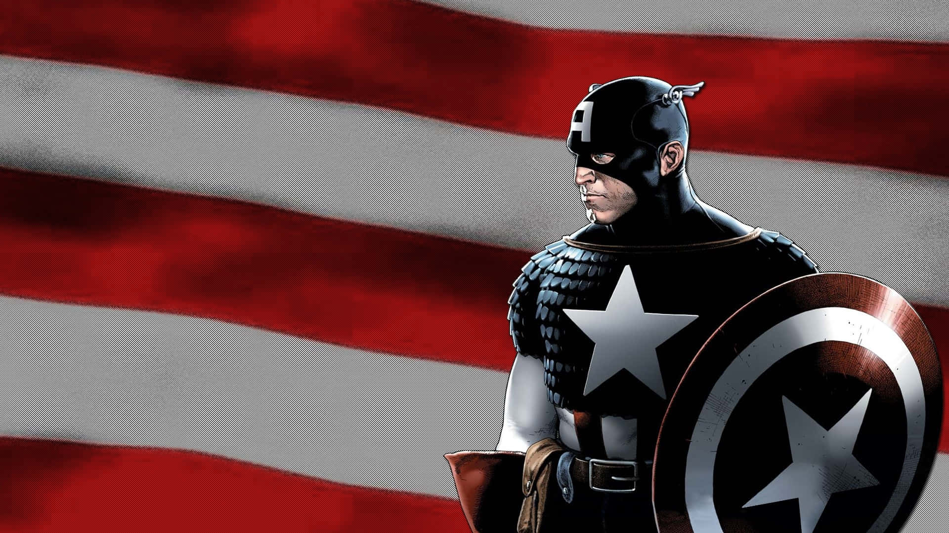 Captain America Patriotic Backdrop Background