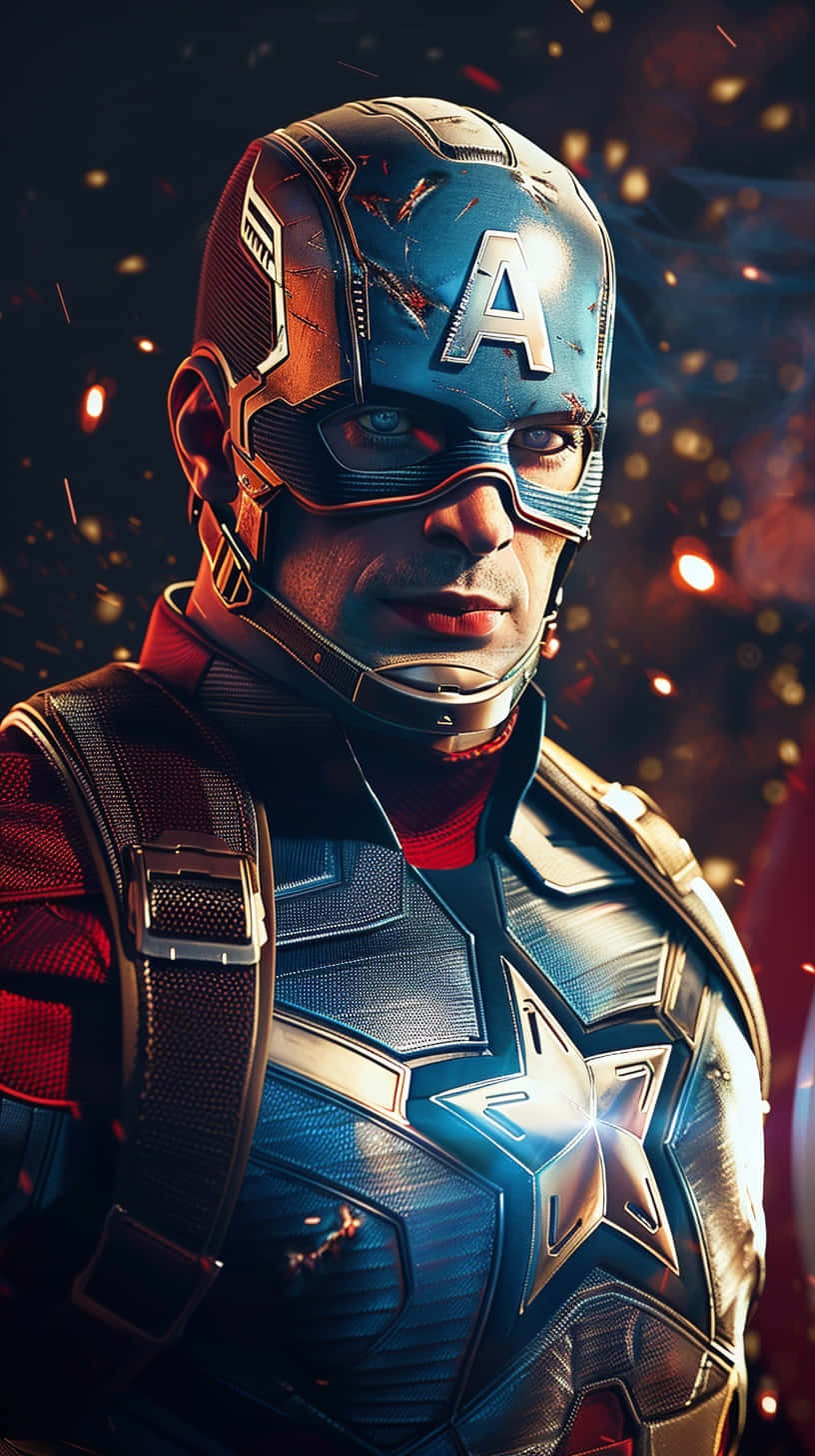 Captain America Portrait Avengers