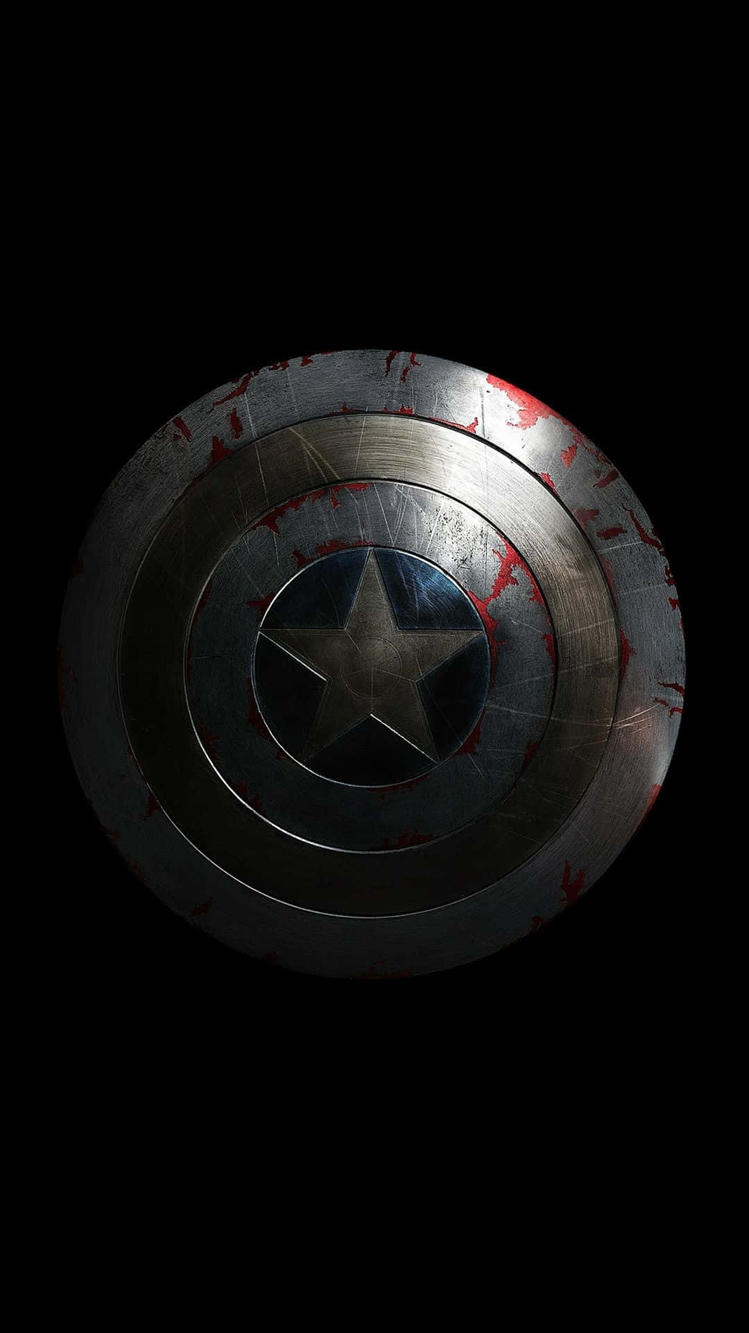 Captain America Shield Dark Background